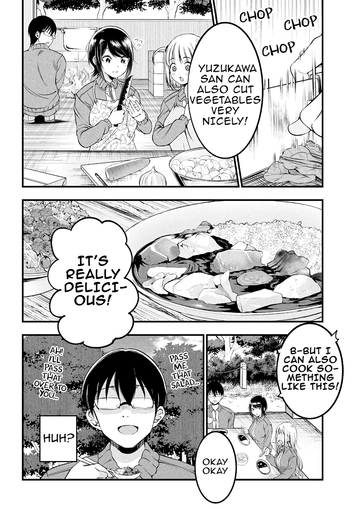 Yuzukawa-san wa, Sasshite Hoshii. Chapter 19 page 10 - Chapter 19: Let's go to the outdoor school (Part 1)
