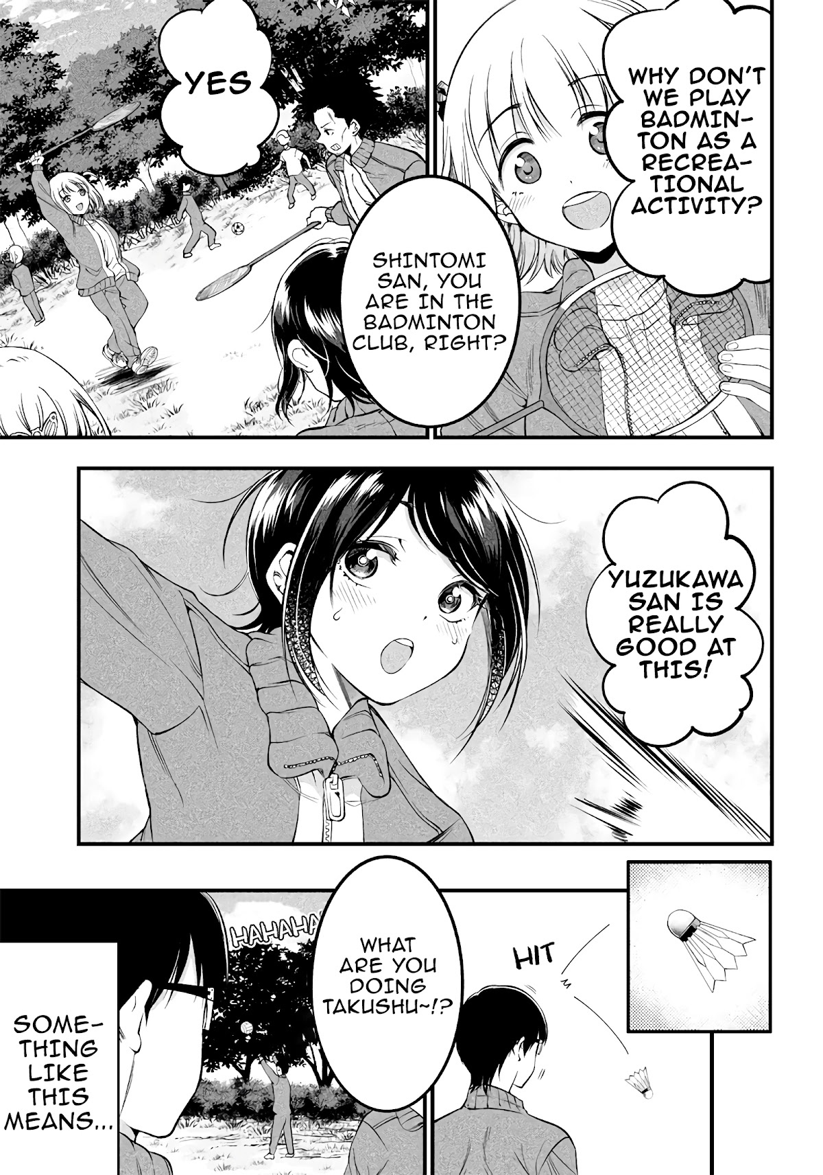 Yuzukawa-san wa, Sasshite Hoshii. Chapter 19 page 11 - Chapter 19: Let's go to the outdoor school (Part 1)