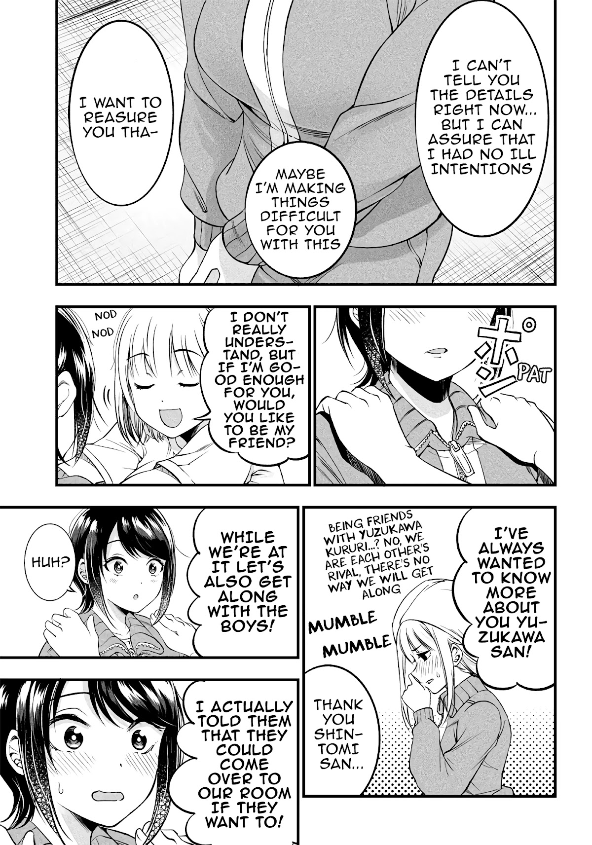 Yuzukawa-san wa, Sasshite Hoshii. Chapter 19 page 17 - Chapter 19: Let's go to the outdoor school (Part 1)