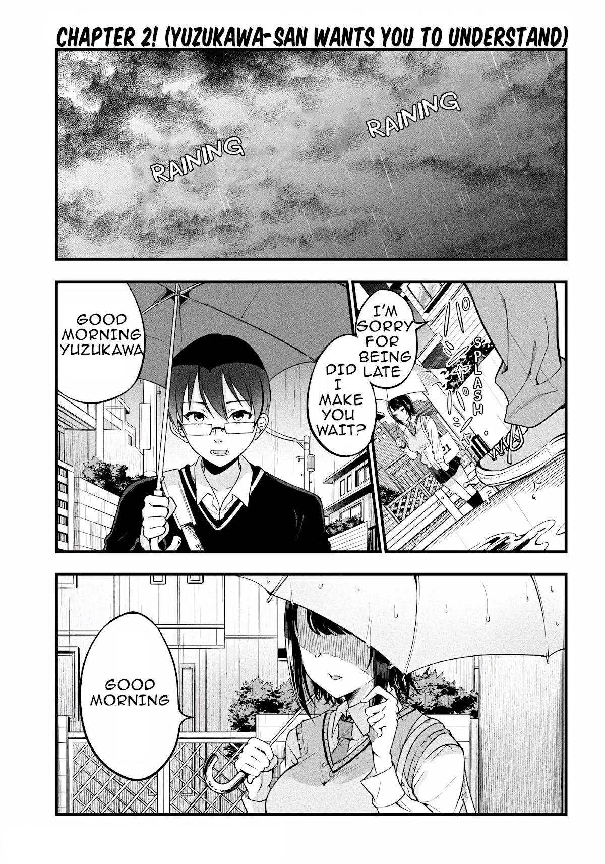 Yuzukawa-san wa, Sasshite Hoshii. Chapter 2 page 1 - Chapter 2: I shortened them.