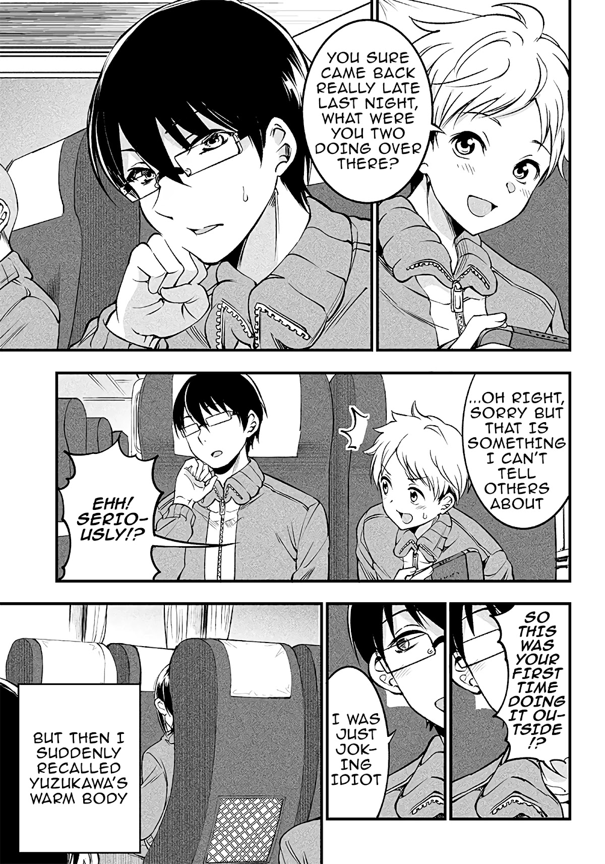 Yuzukawa-san wa, Sasshite Hoshii. Chapter 21 page 17 - Chapter 21: Let's go to the outdoor school (Part 3)
