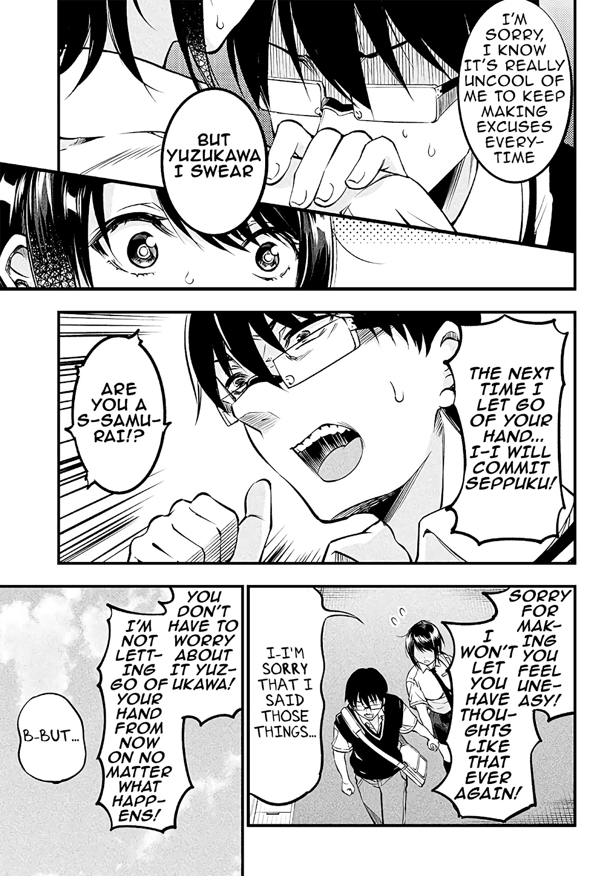 Yuzukawa-san wa, Sasshite Hoshii. Chapter 22 page 11 - Chapter 22: I was surprised when he suddenly said that