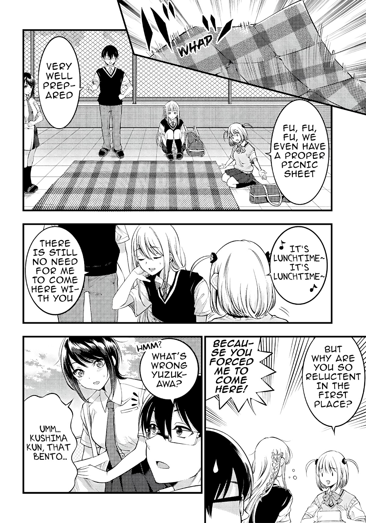 Yuzukawa-san wa, Sasshite Hoshii. Chapter 23 page 4 - Chapter 23: I want you to come along with me for lunch