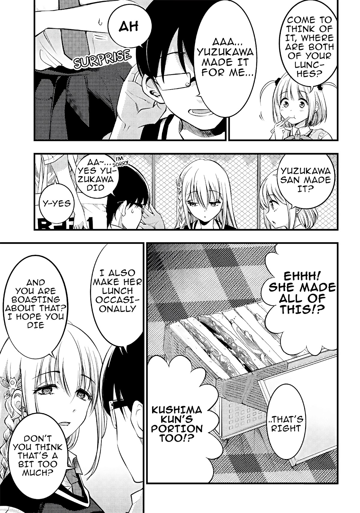 Yuzukawa-san wa, Sasshite Hoshii. Chapter 23 page 5 - Chapter 23: I want you to come along with me for lunch
