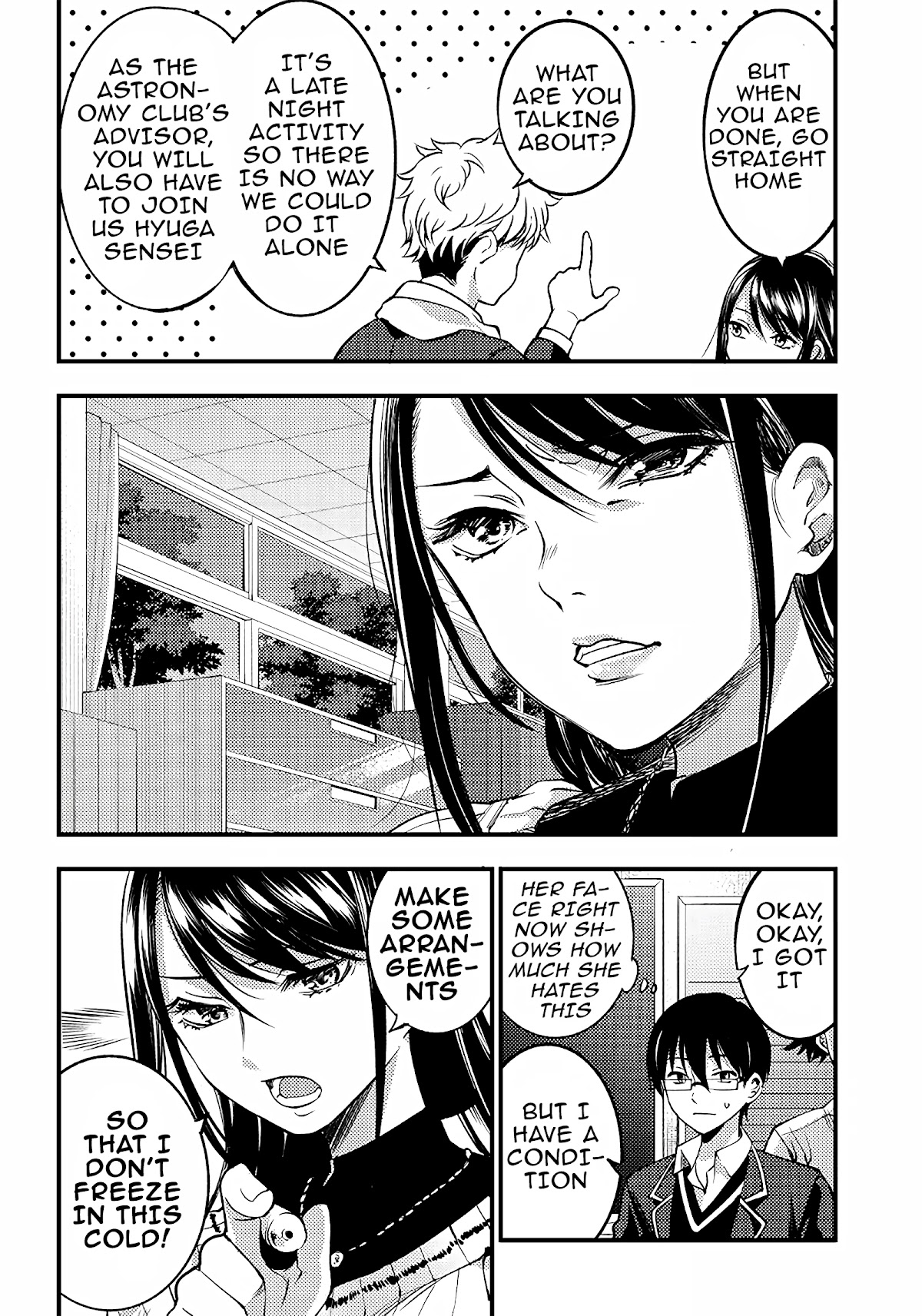Yuzukawa-san wa, Sasshite Hoshii. Chapter 26 page 4 - Chapter 26: Stargazers