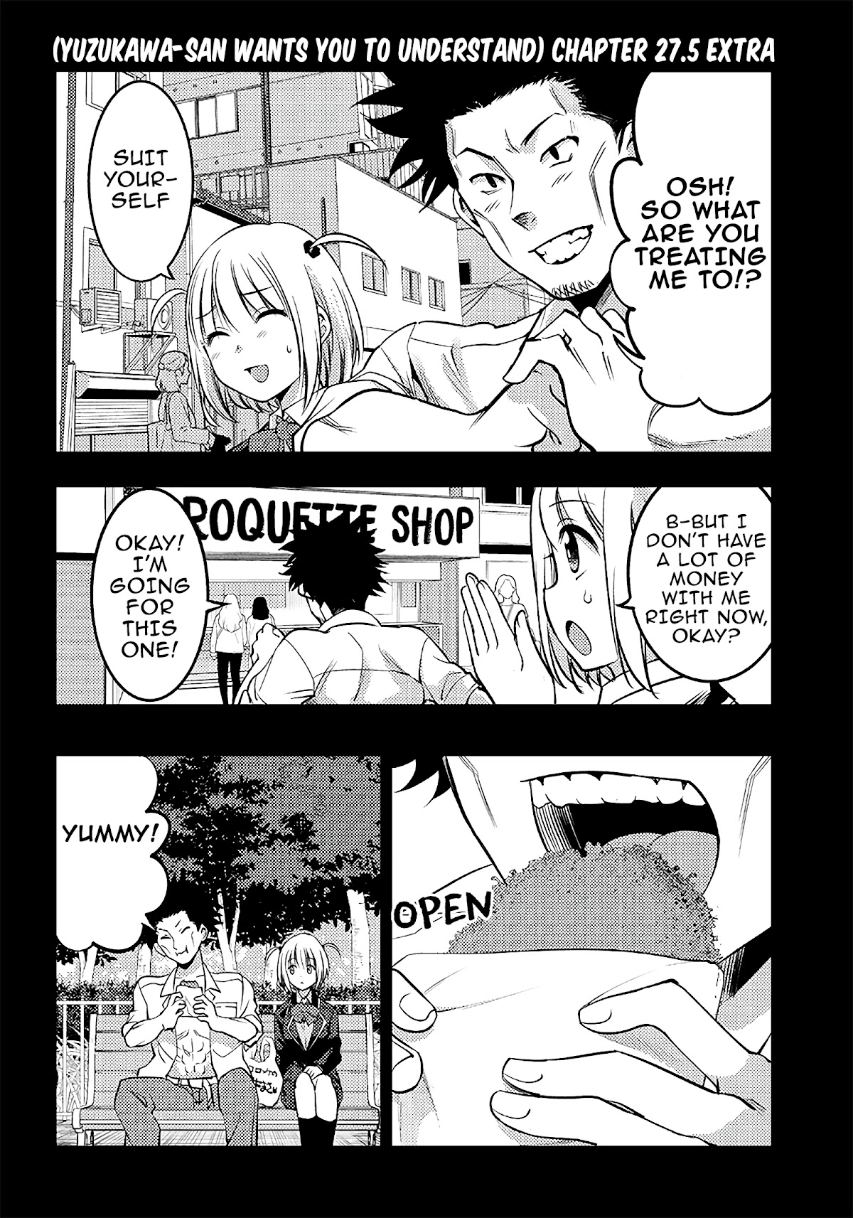 Yuzukawa-san wa, Sasshite Hoshii. Chapter 27.5 page 1 - Chapter 27.5: Extra 27