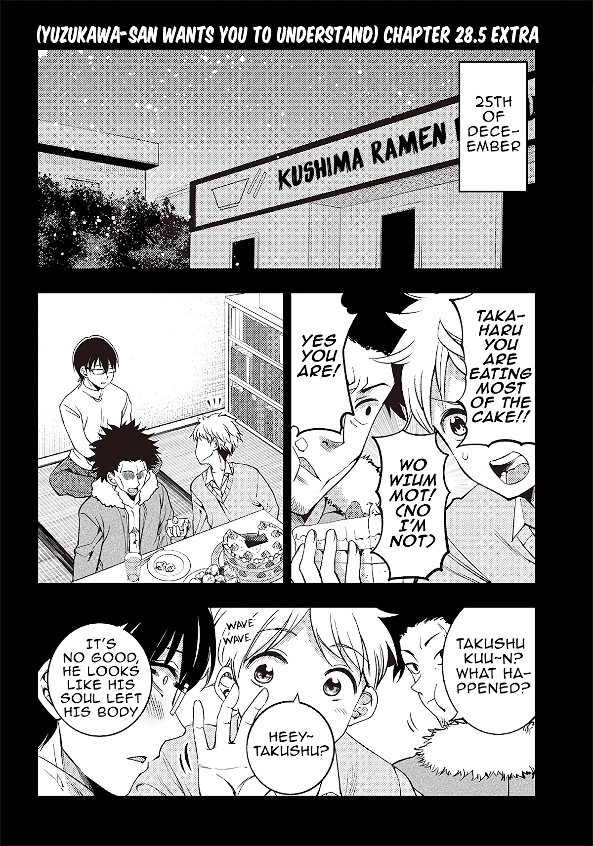 Yuzukawa-san wa, Sasshite Hoshii. Chapter 28.5 page 1 - Chapter 28.5: Extra 28