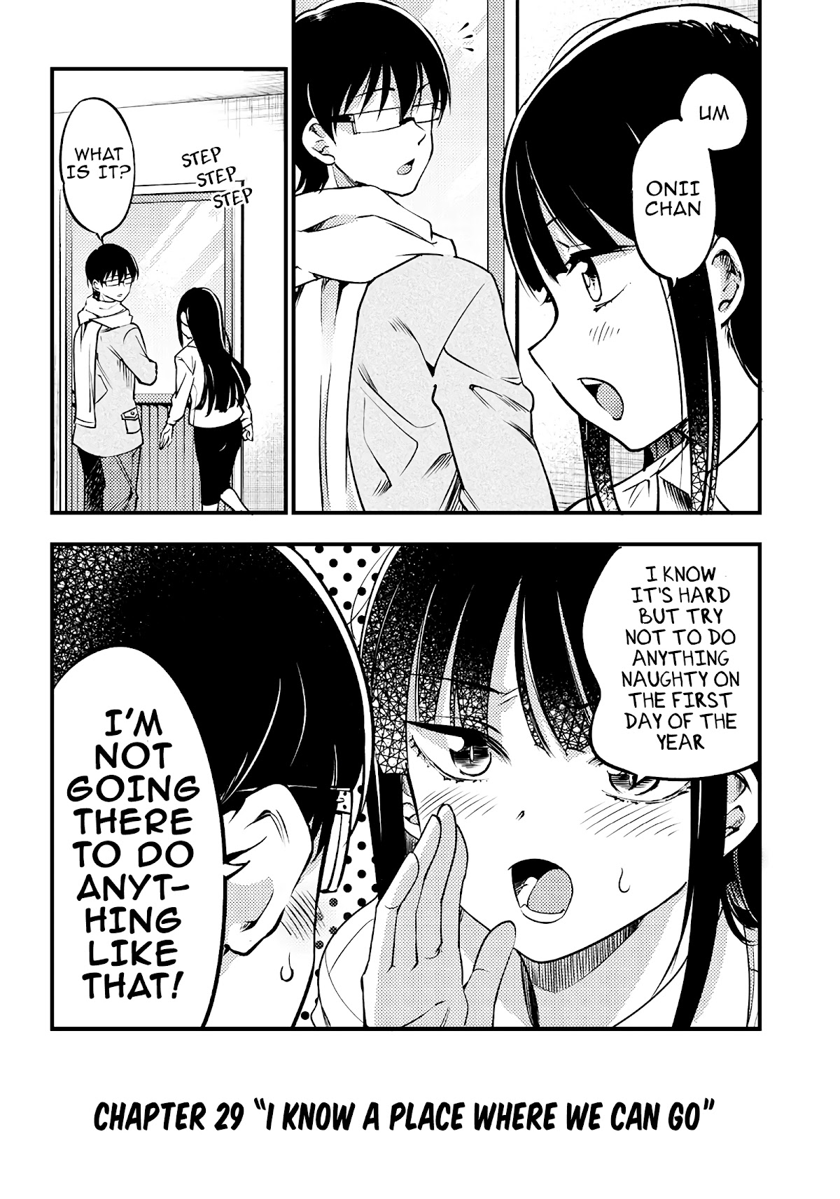 Yuzukawa-san wa, Sasshite Hoshii. Chapter 29 page 2 - Chapter 29: I know a place where we can go