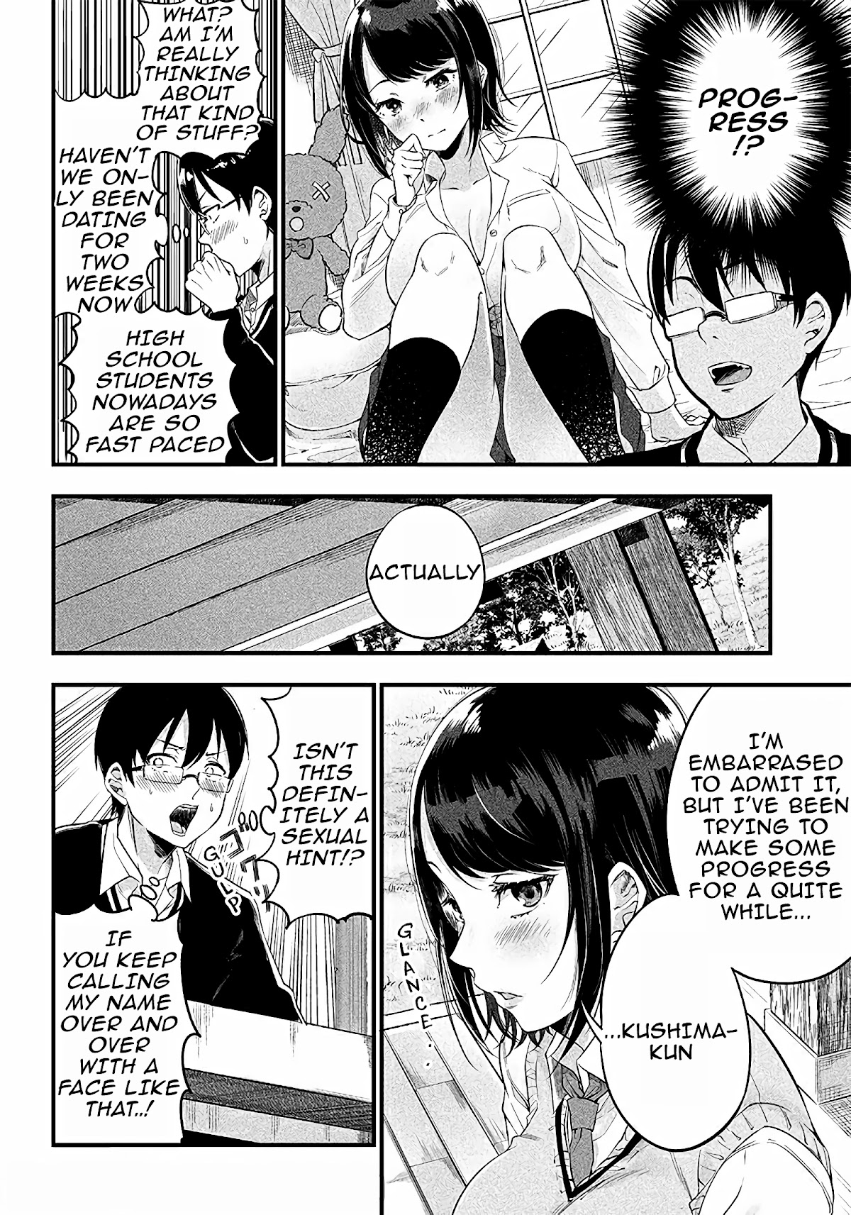 Yuzukawa-san wa, Sasshite Hoshii. Chapter 3 page 8 - Chapter 3: I'm trying to make some progress