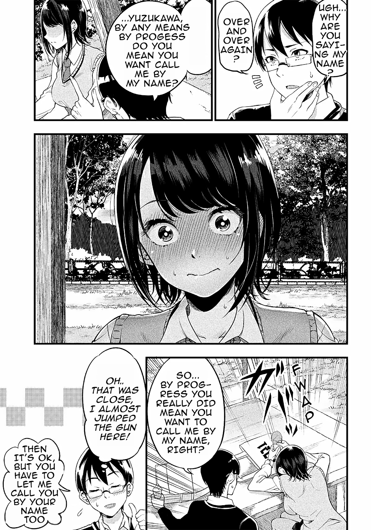 Yuzukawa-san wa, Sasshite Hoshii. Chapter 3 page 9 - Chapter 3: I'm trying to make some progress