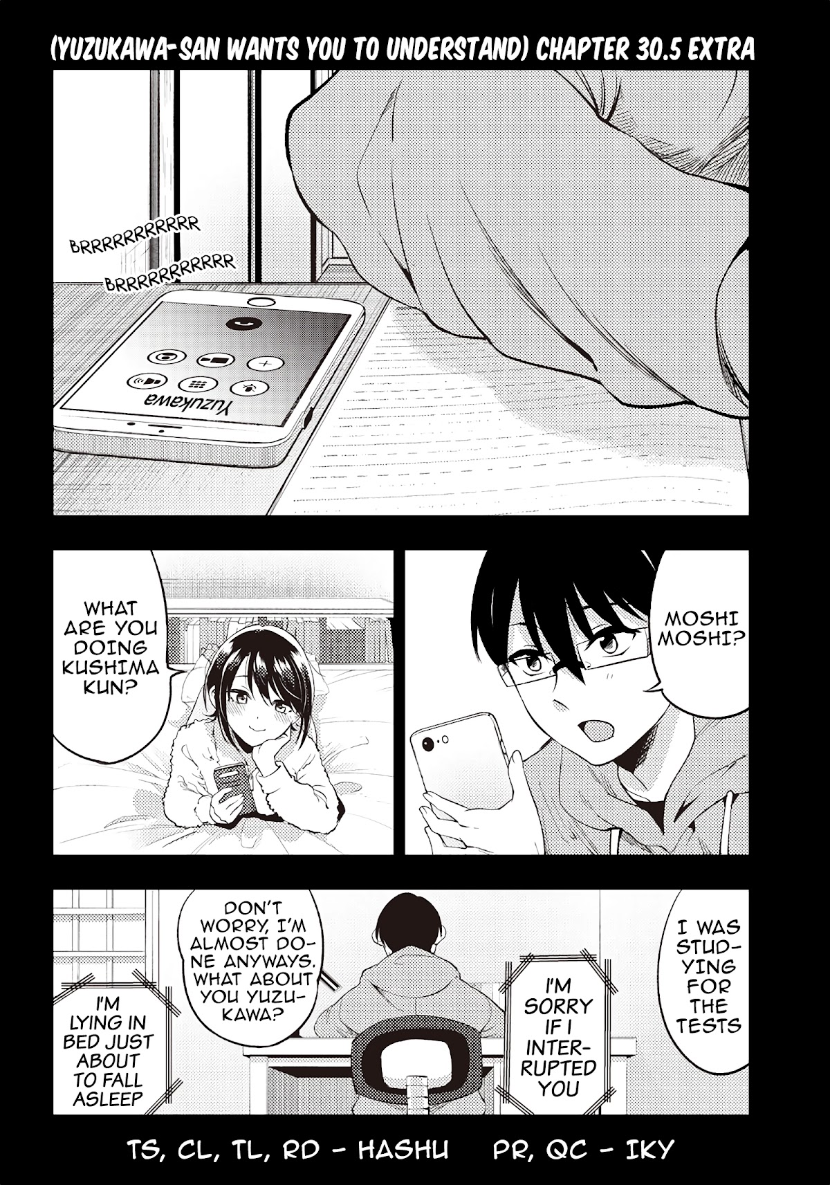 Yuzukawa-san wa, Sasshite Hoshii. Chapter 30.5 page 1 - Chapter 30.5: Extra 30