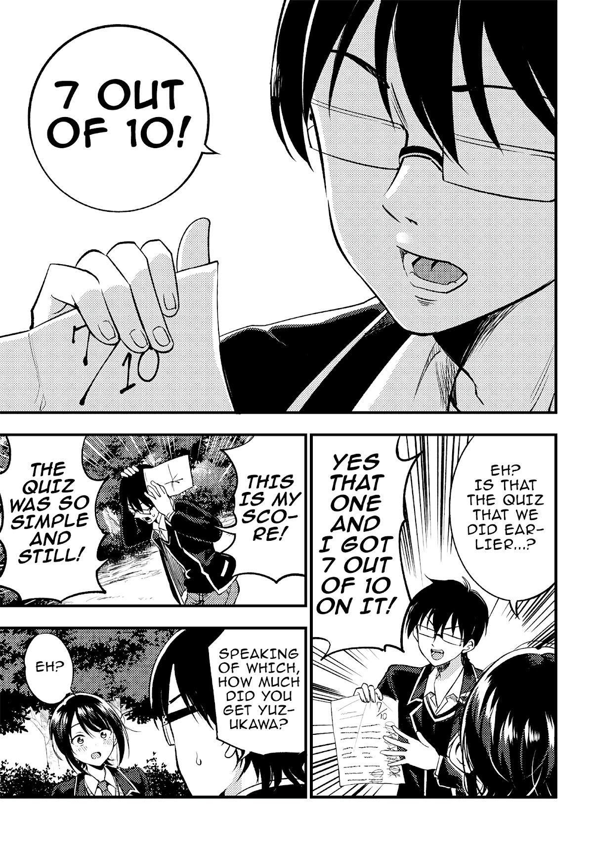 Yuzukawa-san wa, Sasshite Hoshii. Chapter 30 page 13 - Chapter 30: Which one will you choose, kissing or studying?