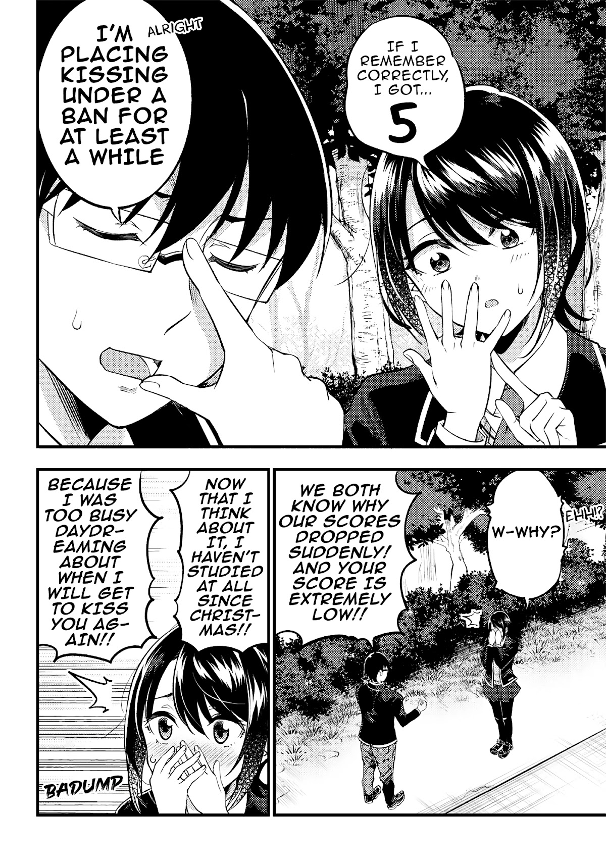 Yuzukawa-san wa, Sasshite Hoshii. Chapter 30 page 14 - Chapter 30: Which one will you choose, kissing or studying?