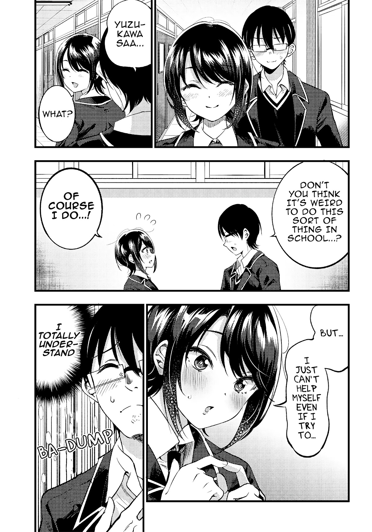 Yuzukawa-san wa, Sasshite Hoshii. Chapter 30 page 3 - Chapter 30: Which one will you choose, kissing or studying?