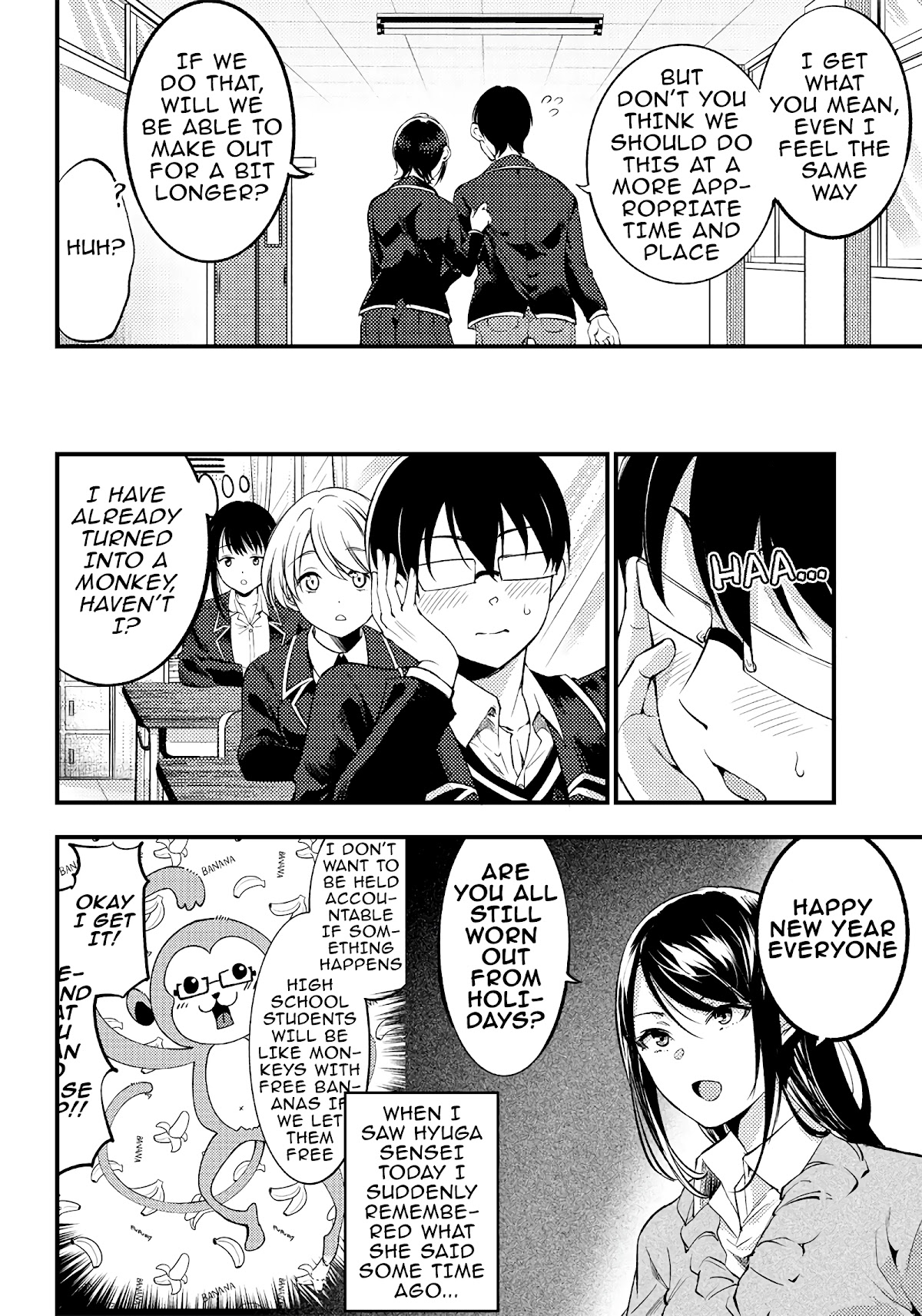 Yuzukawa-san wa, Sasshite Hoshii. Chapter 30 page 4 - Chapter 30: Which one will you choose, kissing or studying?