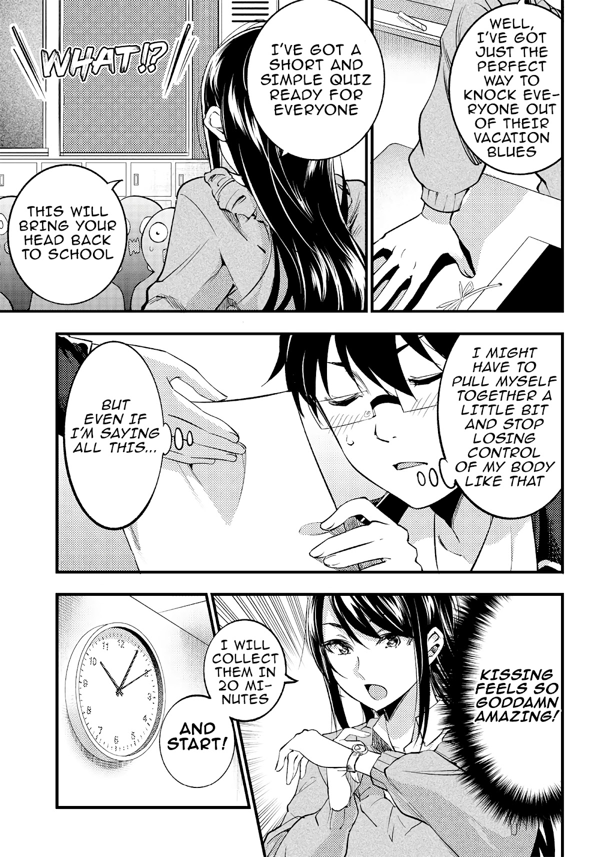 Yuzukawa-san wa, Sasshite Hoshii. Chapter 30 page 5 - Chapter 30: Which one will you choose, kissing or studying?