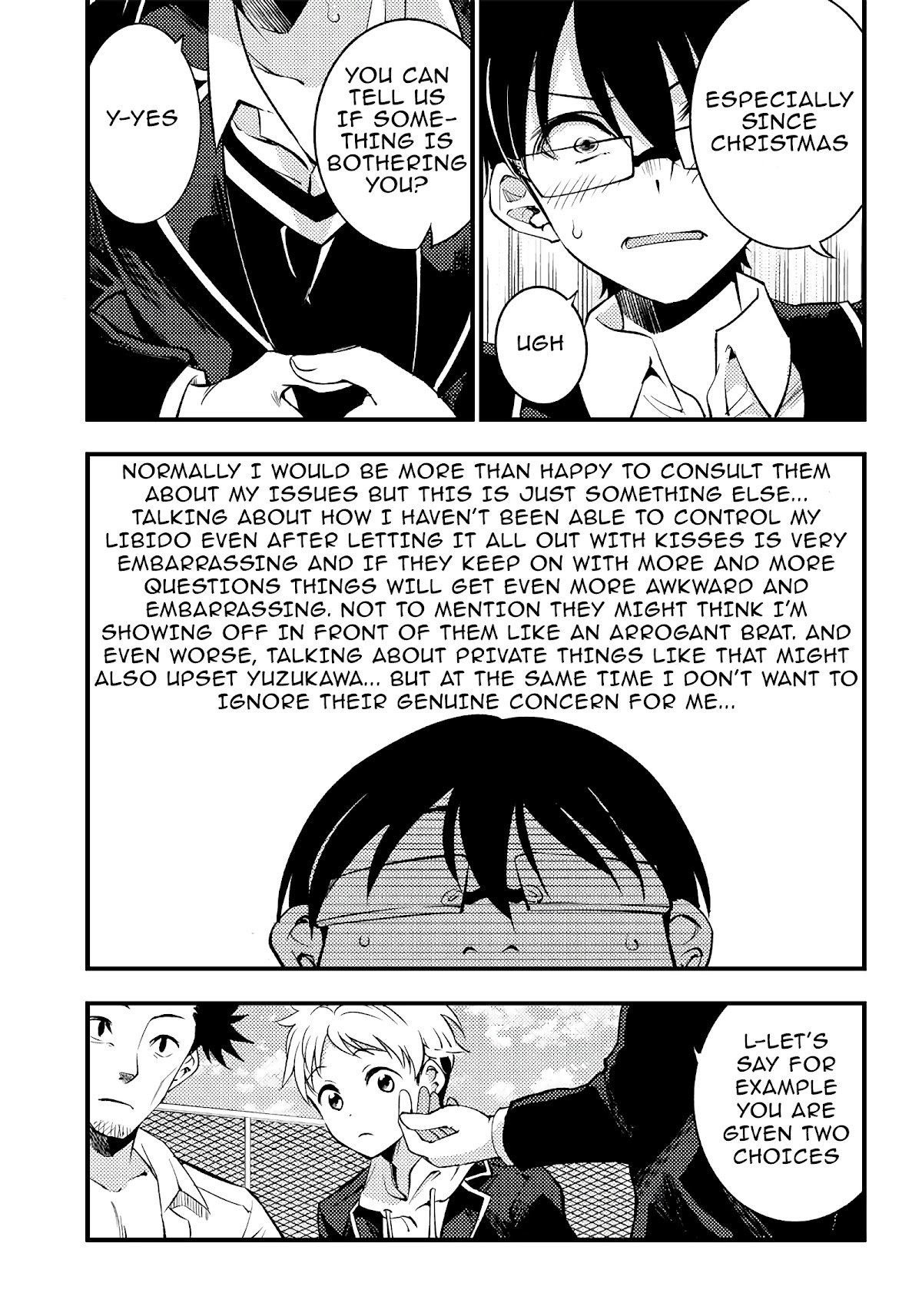 Yuzukawa-san wa, Sasshite Hoshii. Chapter 30 page 7 - Chapter 30: Which one will you choose, kissing or studying?