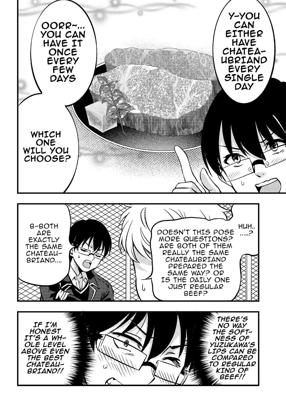 Yuzukawa-san wa, Sasshite Hoshii. Chapter 30 page 8 - Chapter 30: Which one will you choose, kissing or studying?