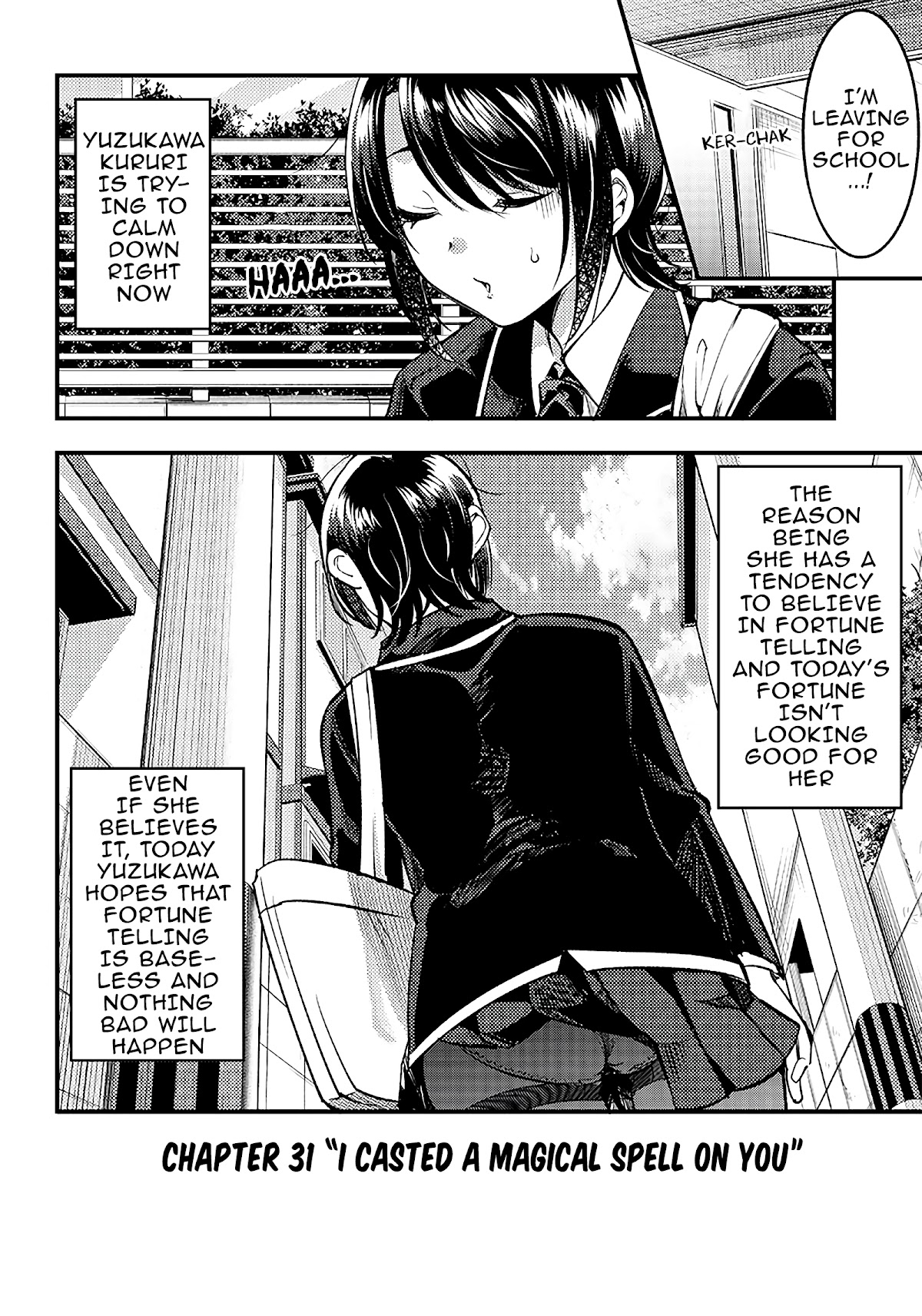 Yuzukawa-san wa, Sasshite Hoshii. Chapter 31 page 2 - Chapter 31: I casted a magical spell on you