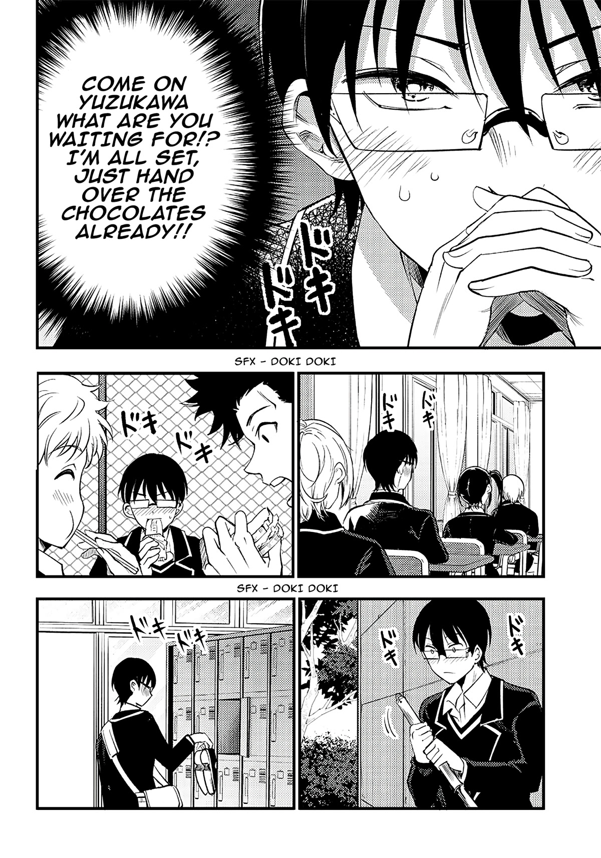 Yuzukawa-san wa, Sasshite Hoshii. Chapter 32 page 12 - Chapter 32: I want you to accept my chocolate