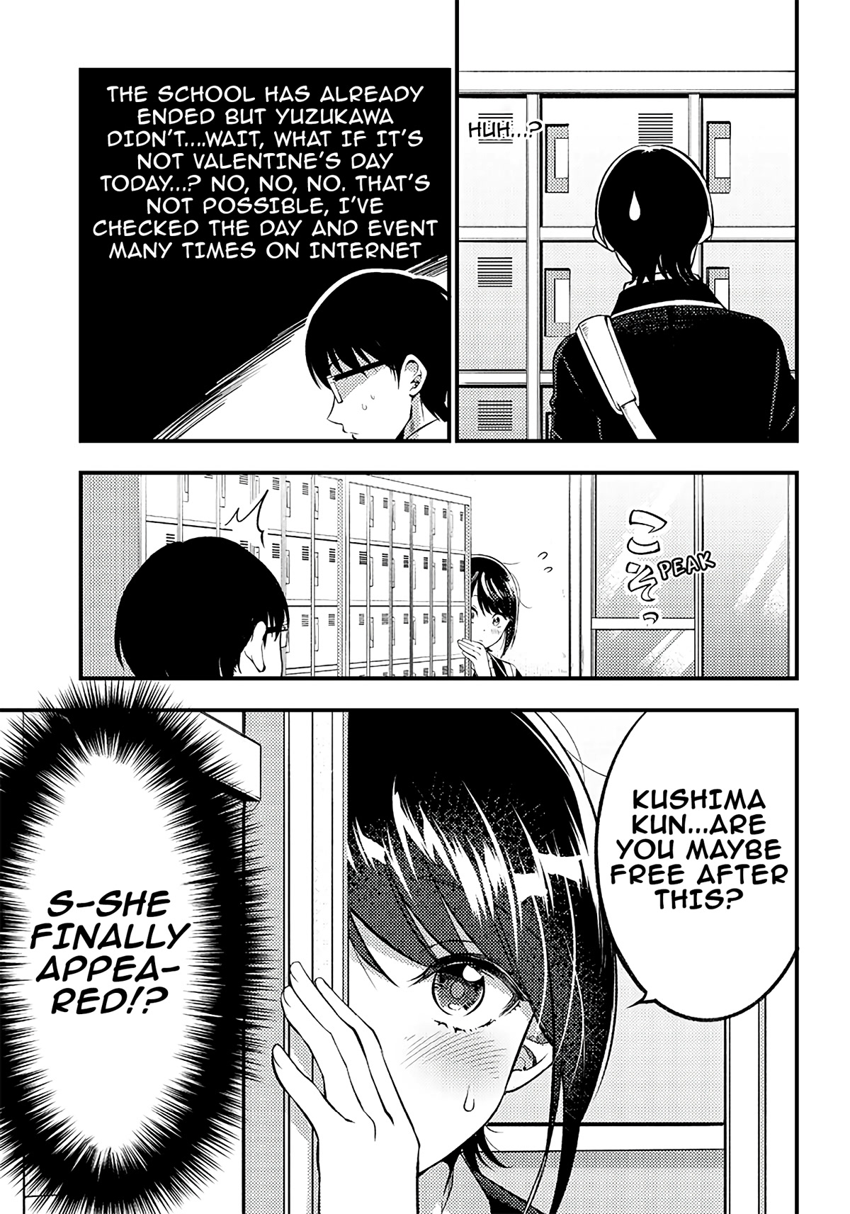 Yuzukawa-san wa, Sasshite Hoshii. Chapter 32 page 13 - Chapter 32: I want you to accept my chocolate