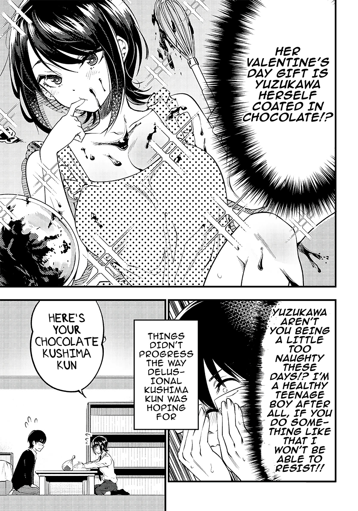 Yuzukawa-san wa, Sasshite Hoshii. Chapter 32 page 15 - Chapter 32: I want you to accept my chocolate