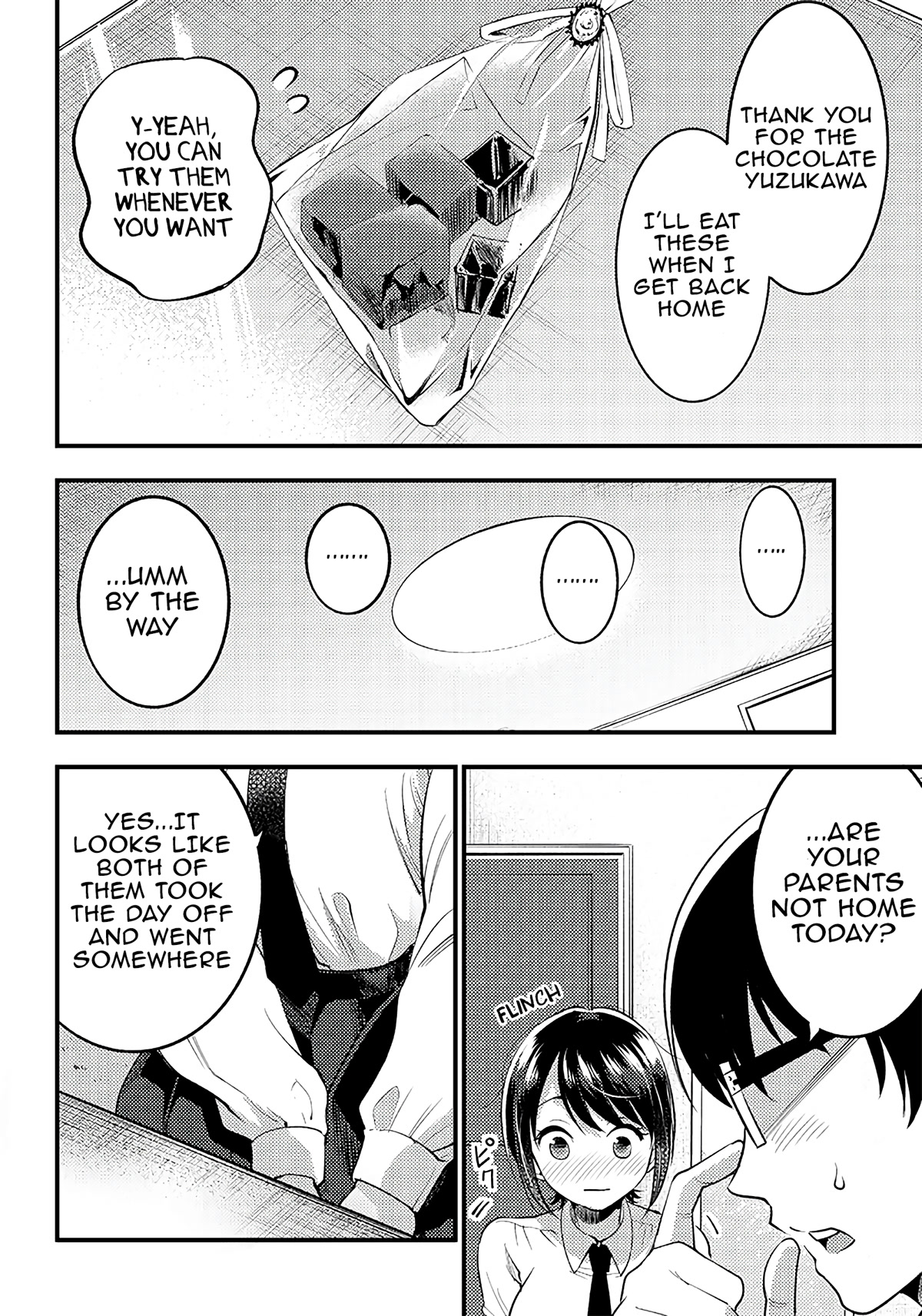 Yuzukawa-san wa, Sasshite Hoshii. Chapter 32 page 16 - Chapter 32: I want you to accept my chocolate