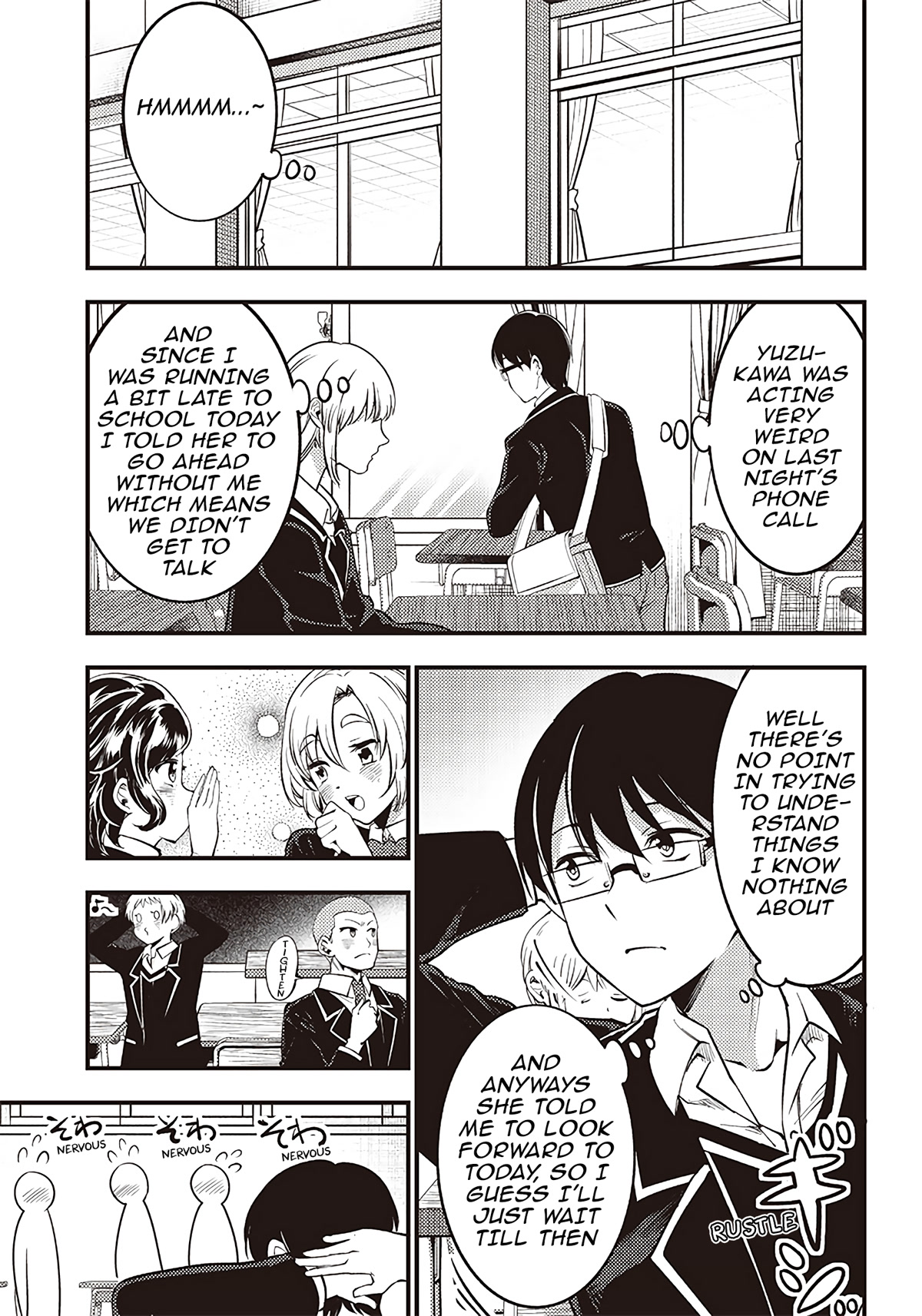 Yuzukawa-san wa, Sasshite Hoshii. Chapter 32 page 3 - Chapter 32: I want you to accept my chocolate