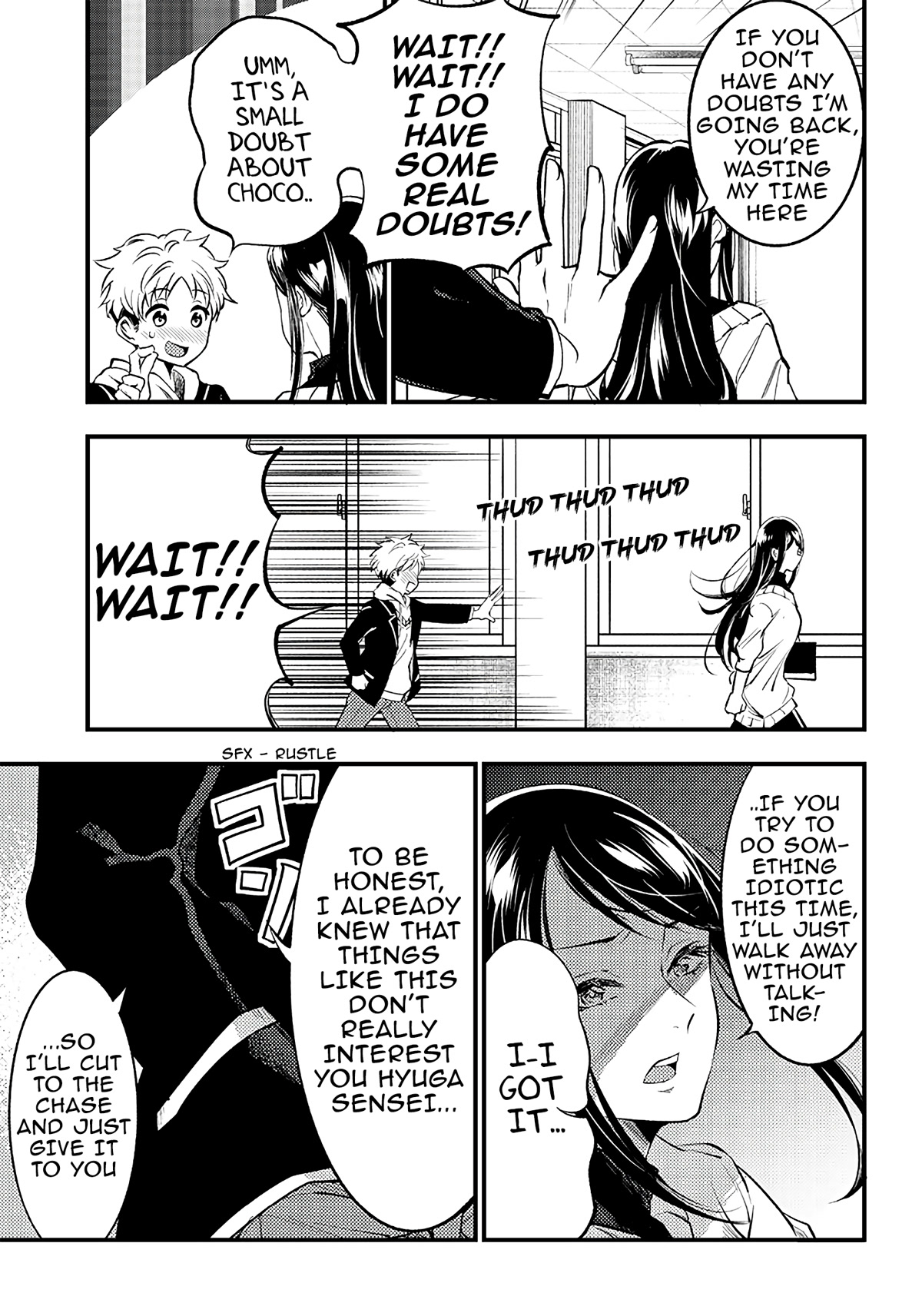 Yuzukawa-san wa, Sasshite Hoshii. Chapter 32 page 7 - Chapter 32: I want you to accept my chocolate