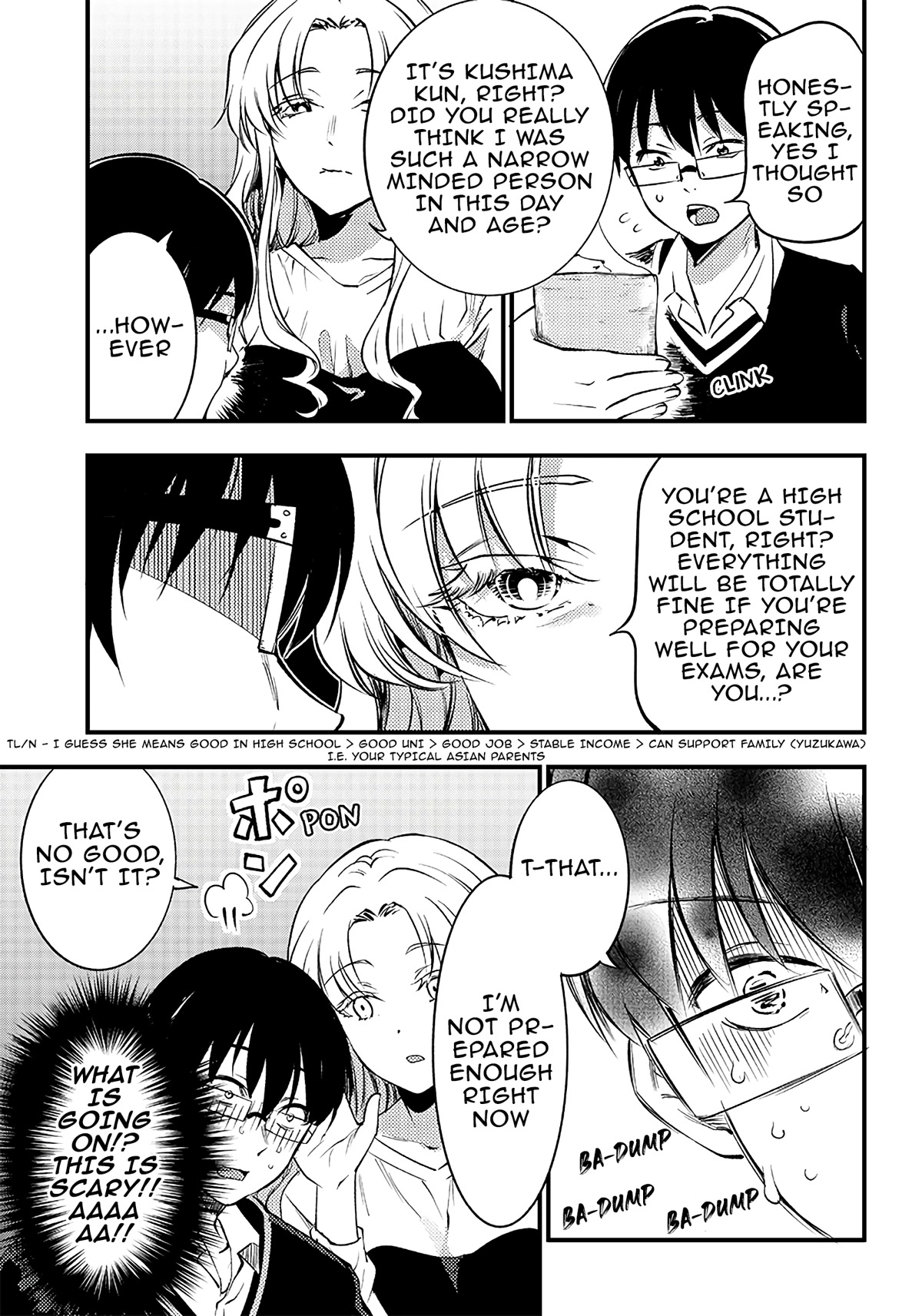 Yuzukawa-san wa, Sasshite Hoshii. Chapter 33 page 7 - Chapter 33: Her Parents