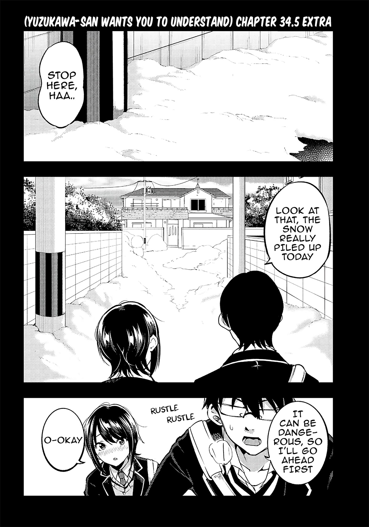 Yuzukawa-san wa, Sasshite Hoshii. Chapter 34.5 page 1 - Chapter 34.5: Extra 34