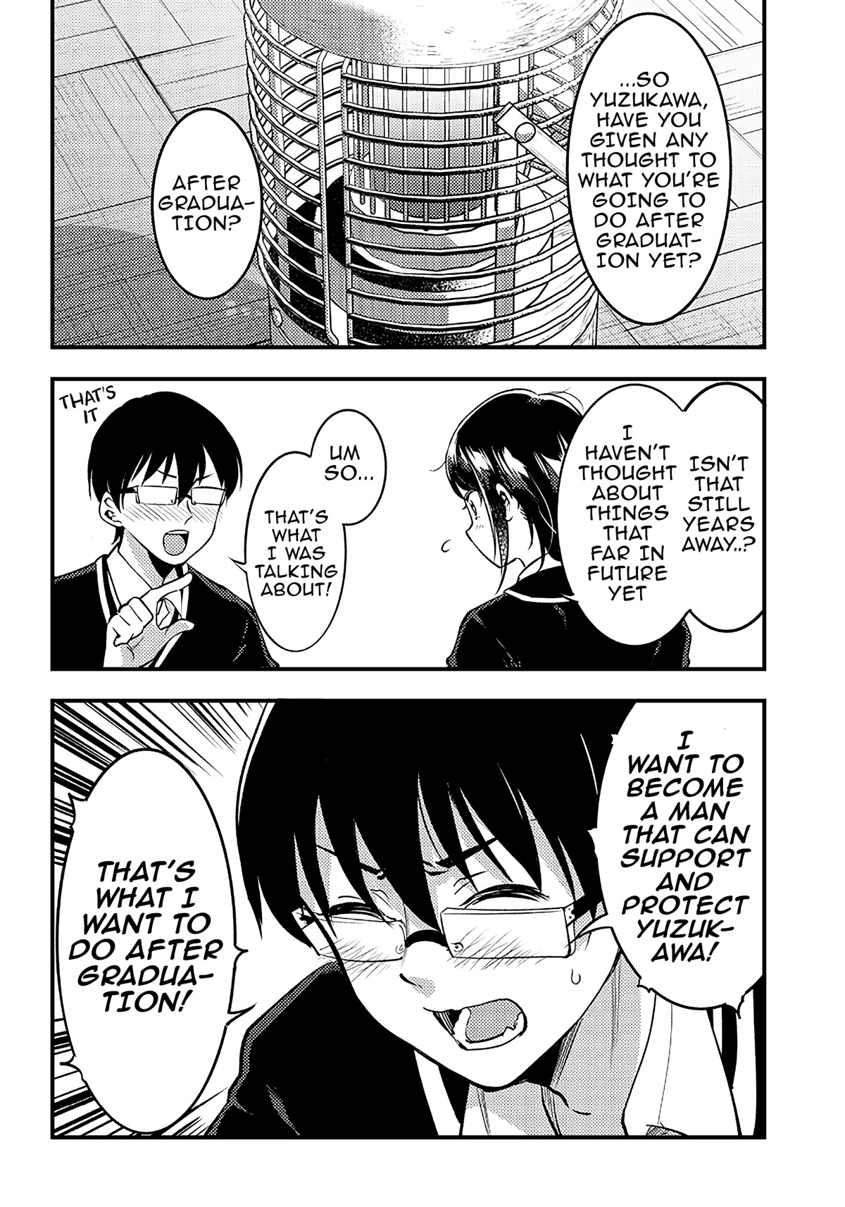Yuzukawa-san wa, Sasshite Hoshii. Chapter 34 page 14 - Chapter 34: The day it snowed