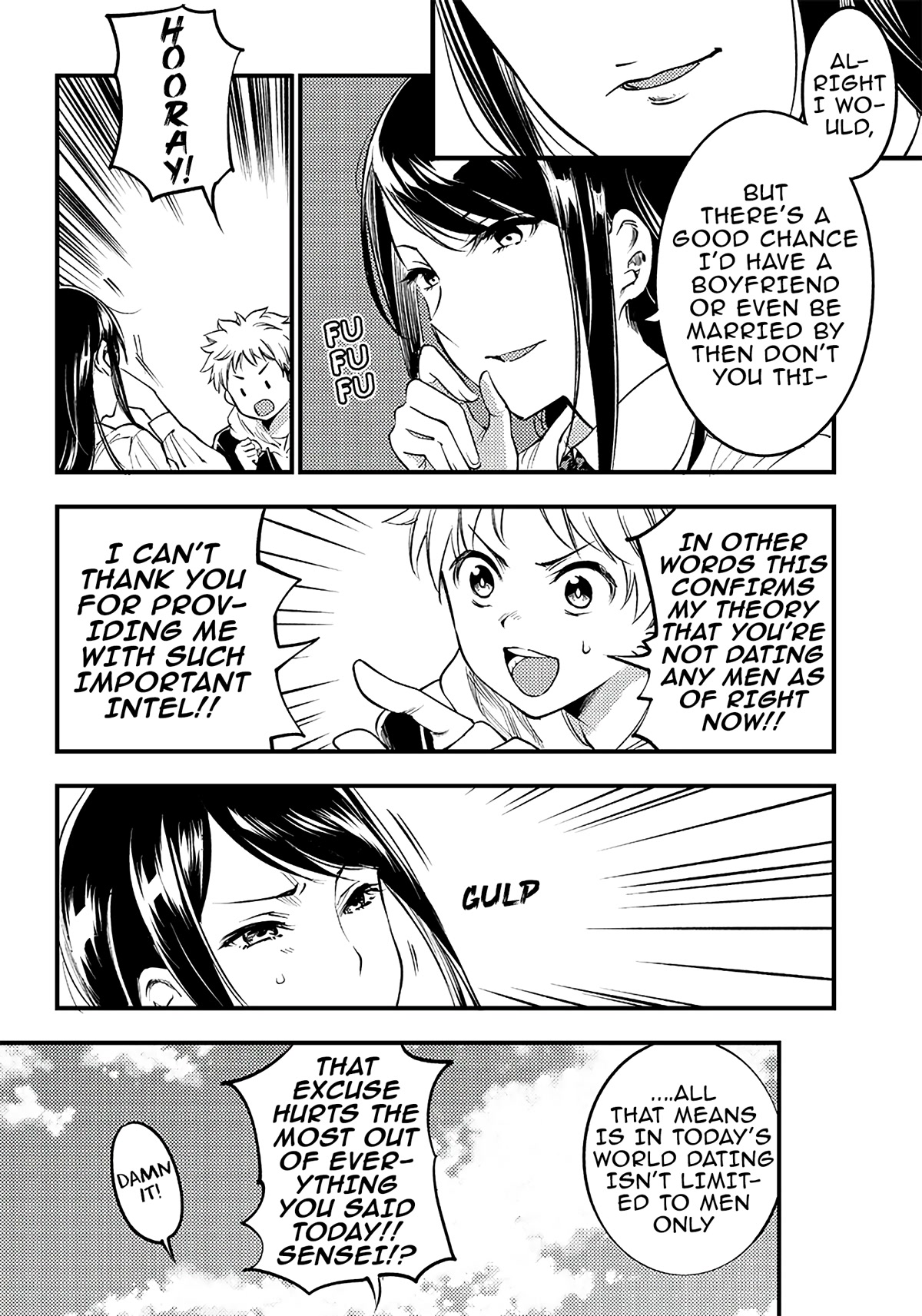 Yuzukawa-san wa, Sasshite Hoshii. Chapter 35 page 12 - Chapter 35: 14th March