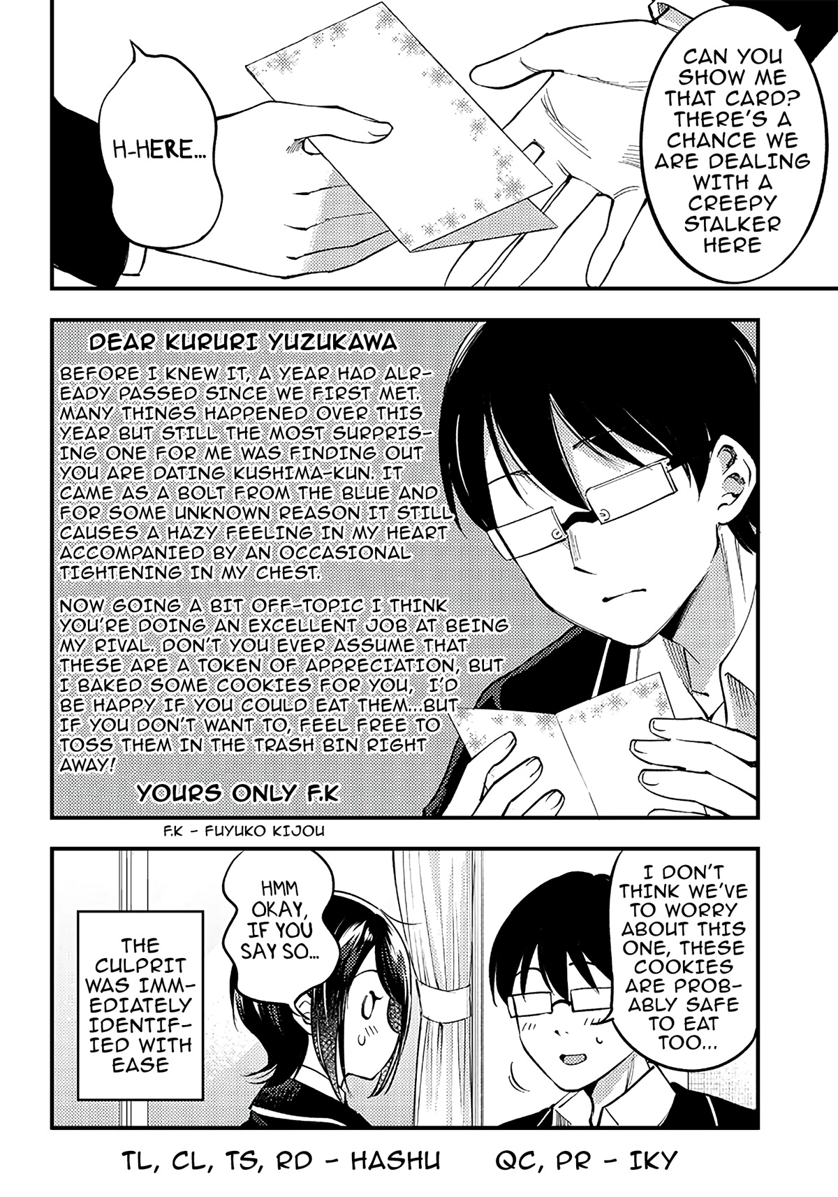 Yuzukawa-san wa, Sasshite Hoshii. Chapter 35 page 16 - Chapter 35: 14th March