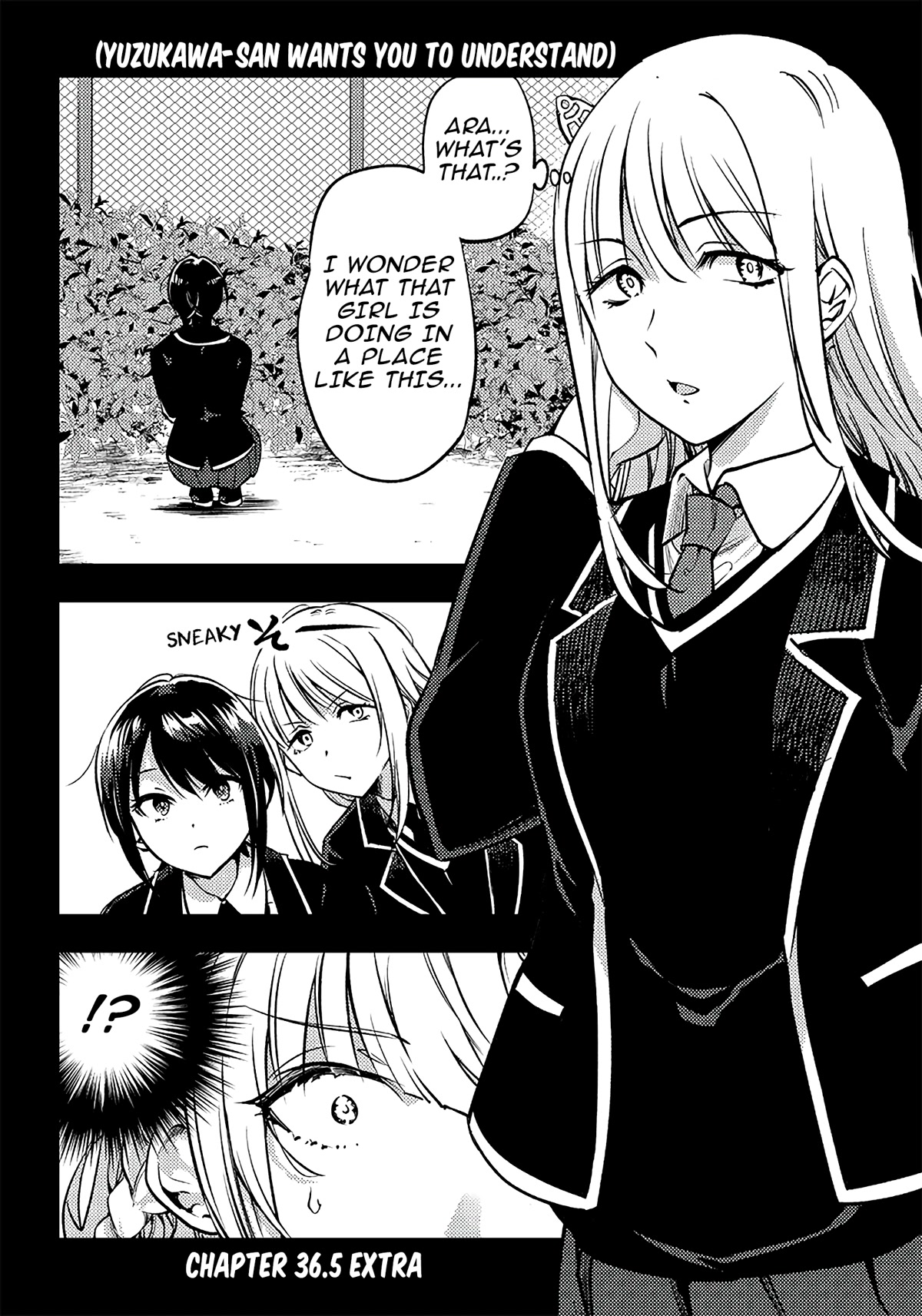 Yuzukawa-san wa, Sasshite Hoshii. Chapter 36.5 page 1 - Chapter 36.5: Extra 36