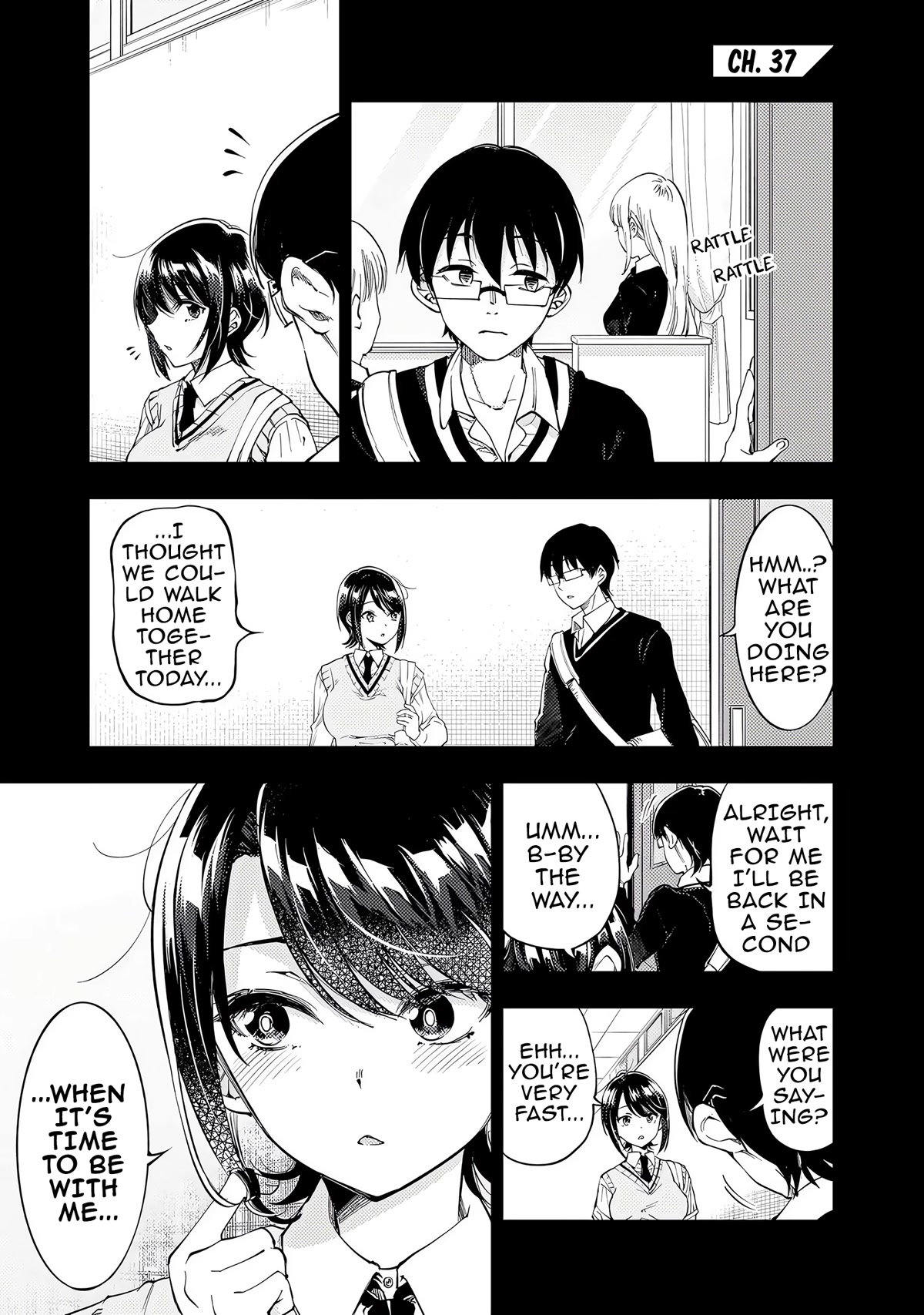 Yuzukawa-san wa, Sasshite Hoshii. Chapter 37 page 1 - Chapter 37: The First Time He Understood
