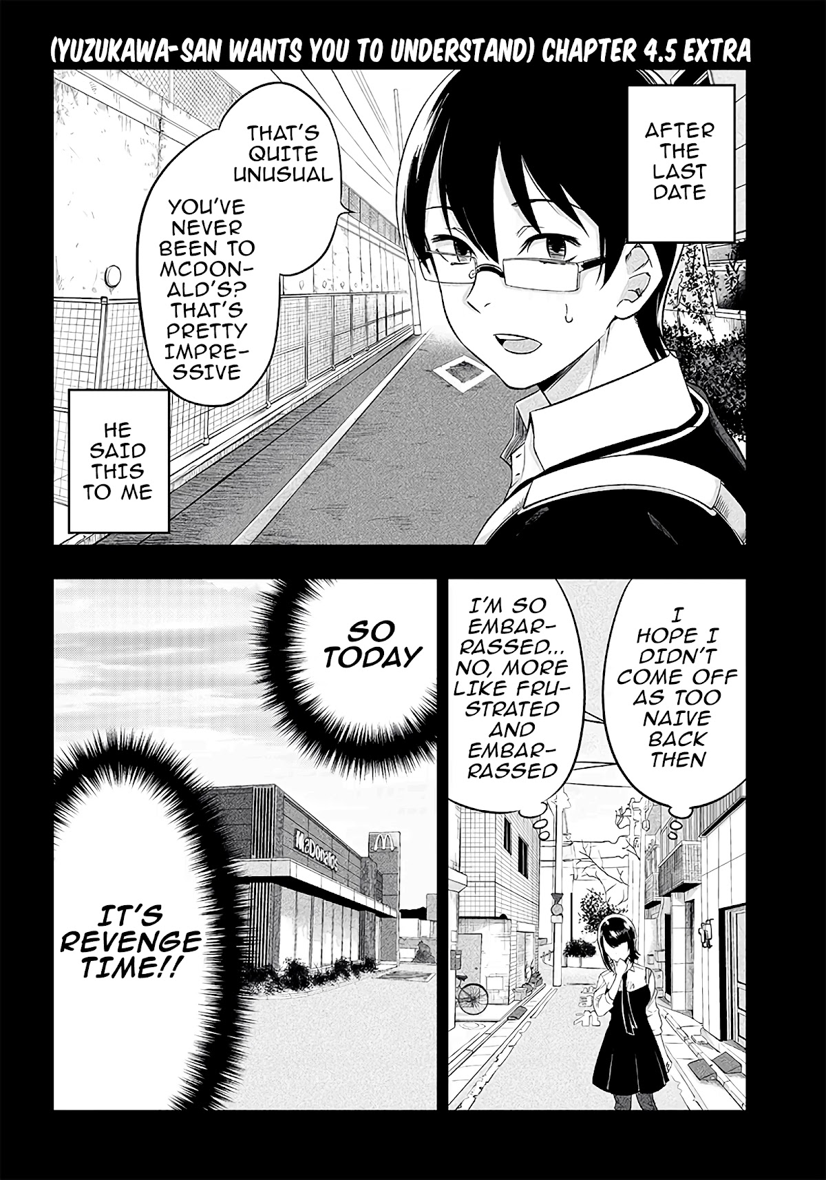 Yuzukawa-san wa, Sasshite Hoshii. Chapter 4.5 page 1 - Chapter 4.5: Extra 4