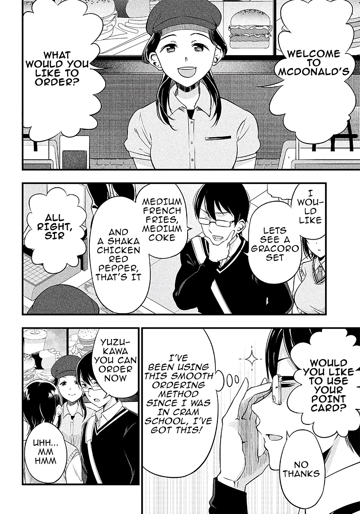 Yuzukawa-san wa, Sasshite Hoshii. Chapter 4 page 7 - Chapter 4: I want to shaka shaka some chicken