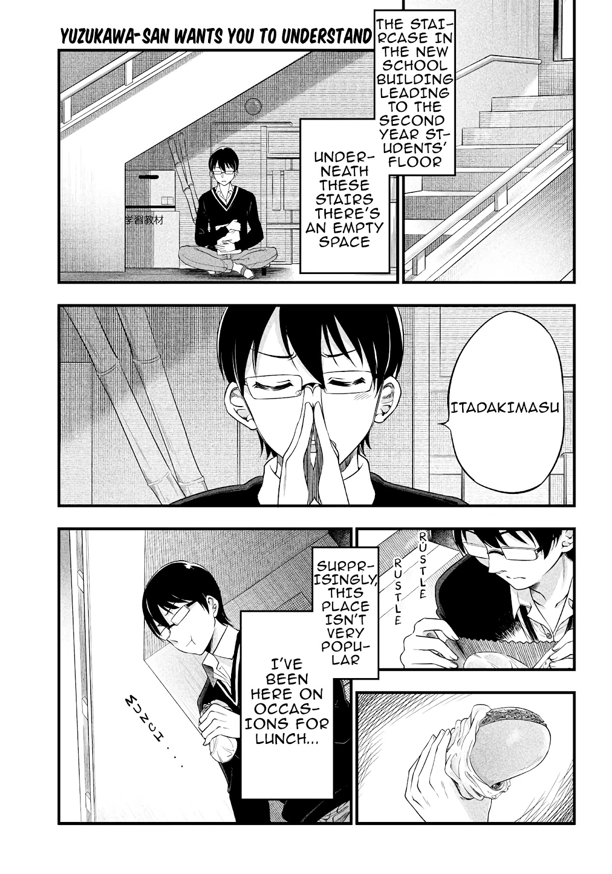 Yuzukawa-san wa, Sasshite Hoshii. Chapter 5 page 1 - Chapter 5: I want you to eat