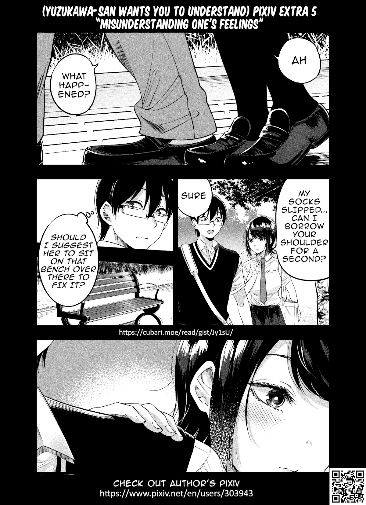 Yuzukawa-san wa, Sasshite Hoshii. Chapter 7.6 page 1 - Chapter 7.6: Misunderstanding one's feelings
