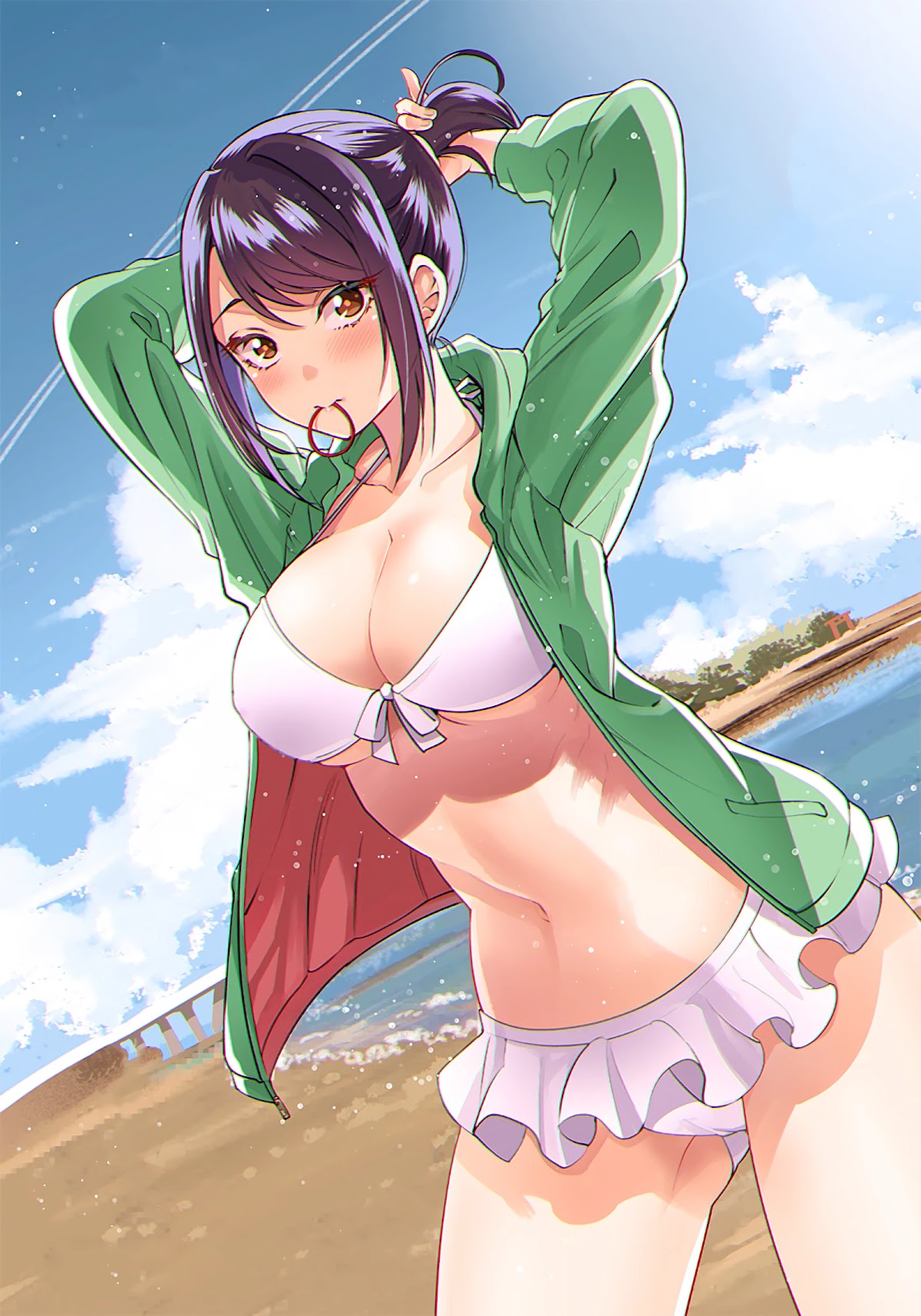 Yuzukawa-san wa, Sasshite Hoshii. Chapter 8.6 page 2 - Chapter 8.6: [Special Illustrations] Summer Greetings