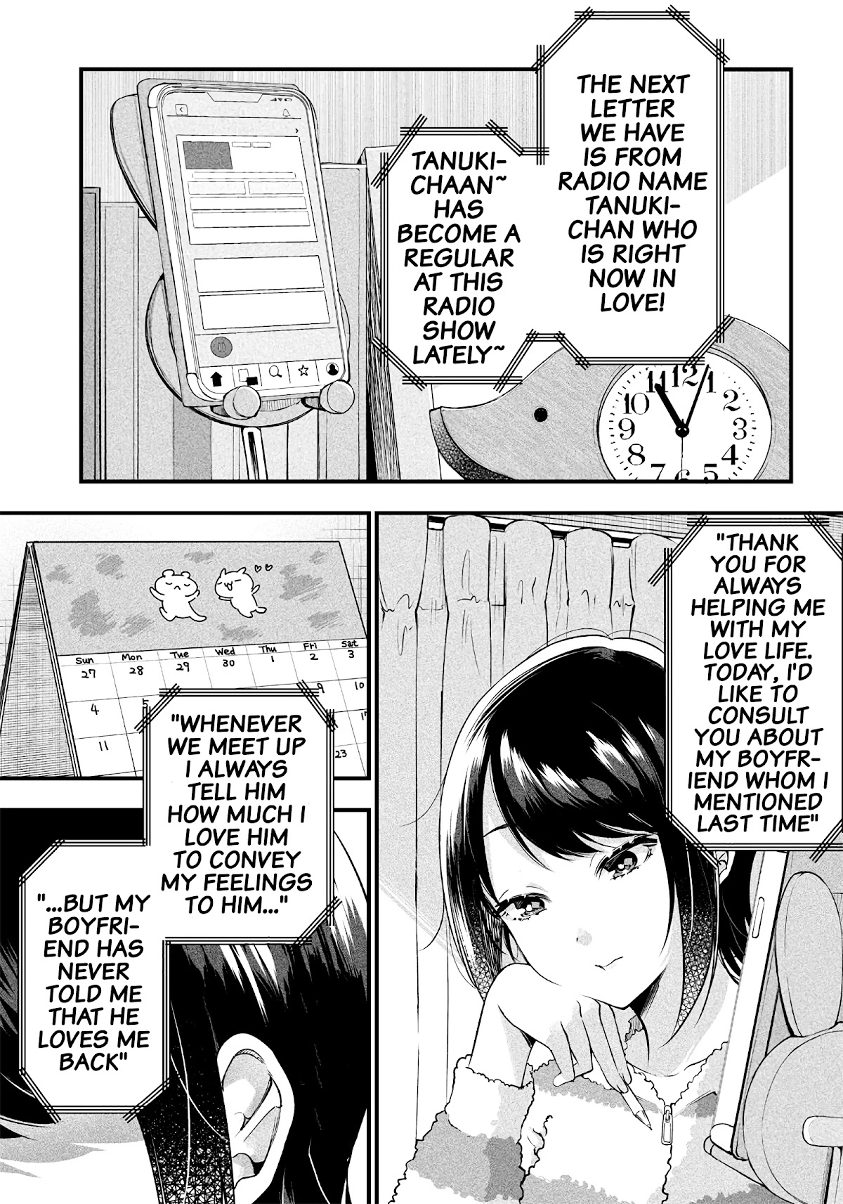 Yuzukawa-san wa, Sasshite Hoshii. Chapter 8 page 1 - Chapter 8: I wanted you to say you love me