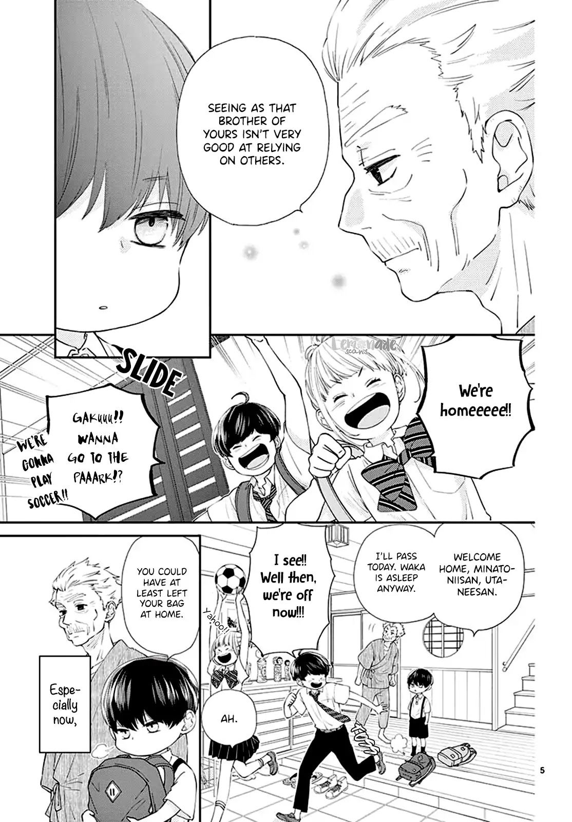 Yuzuki-san chi no Yon Kyoudai Chapter 3 page 6 - Chapter 3