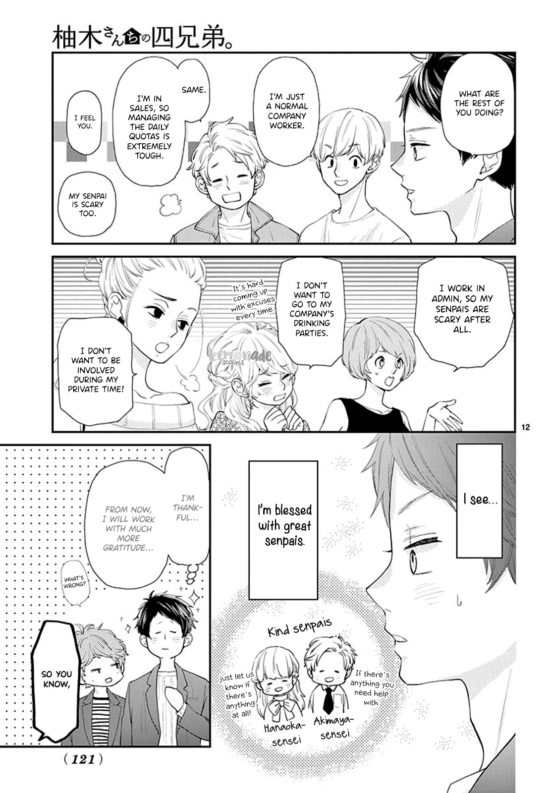Yuzuki-san chi no Yon Kyoudai Chapter 4 page 14 - Chapter 4