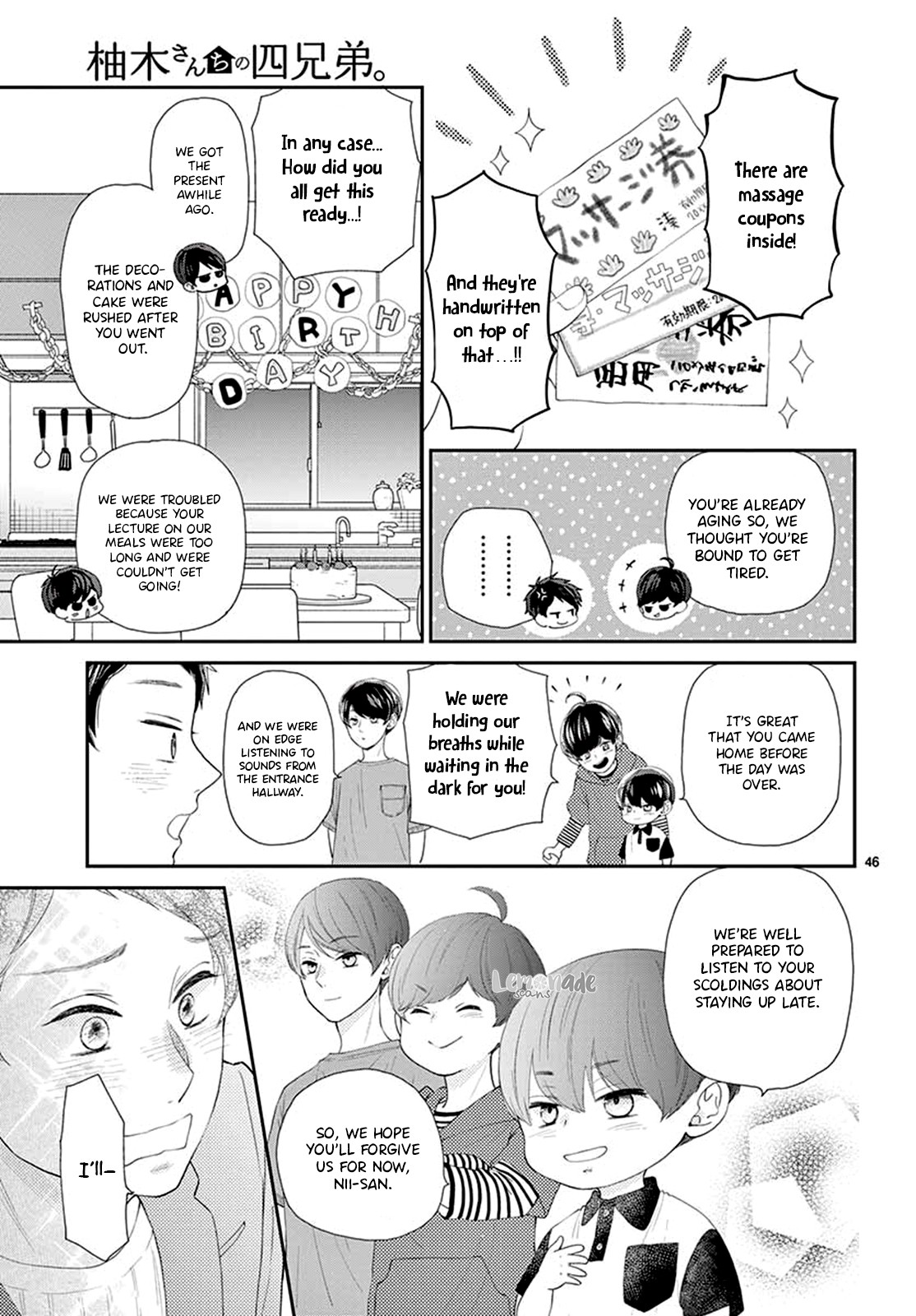 Yuzuki-san chi no Yon Kyoudai Chapter 4 page 48 - Chapter 4