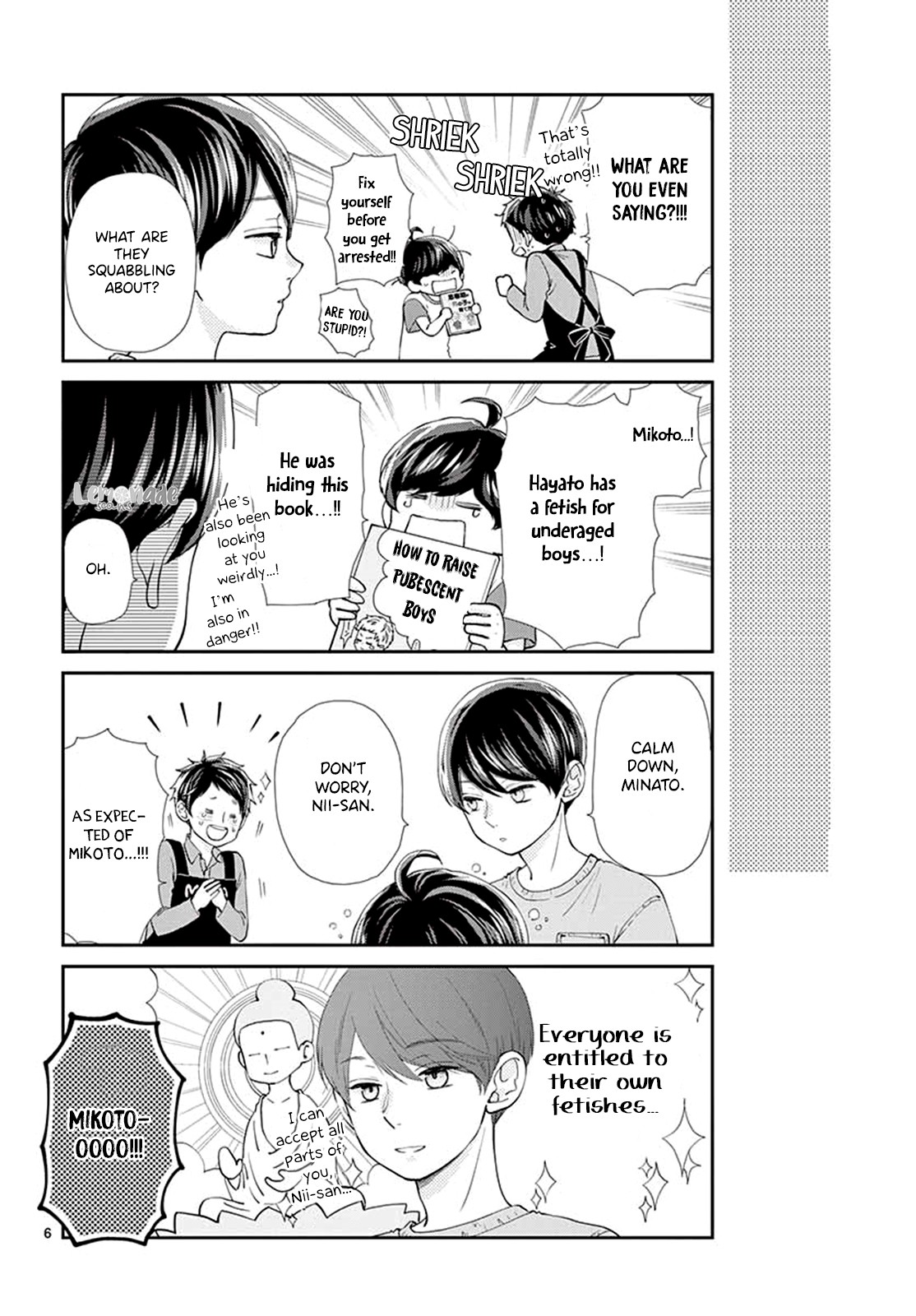 Yuzuki-san chi no Yon Kyoudai Chapter 5.5 page 8 - Chapter 5.5