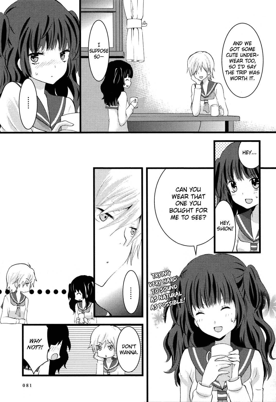 Zankou Noise Chapter 6 page 9 - Chapter 6: Everyday★Lingerie