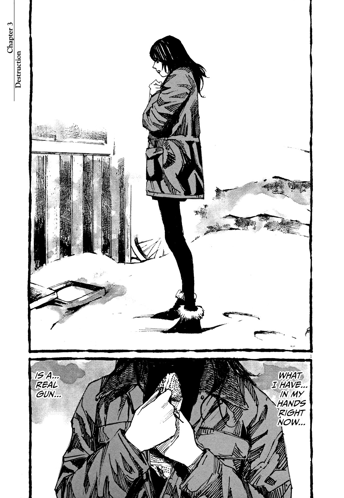 Zankyou Chapter 3 page 1 - Chapter 3: Destruction
