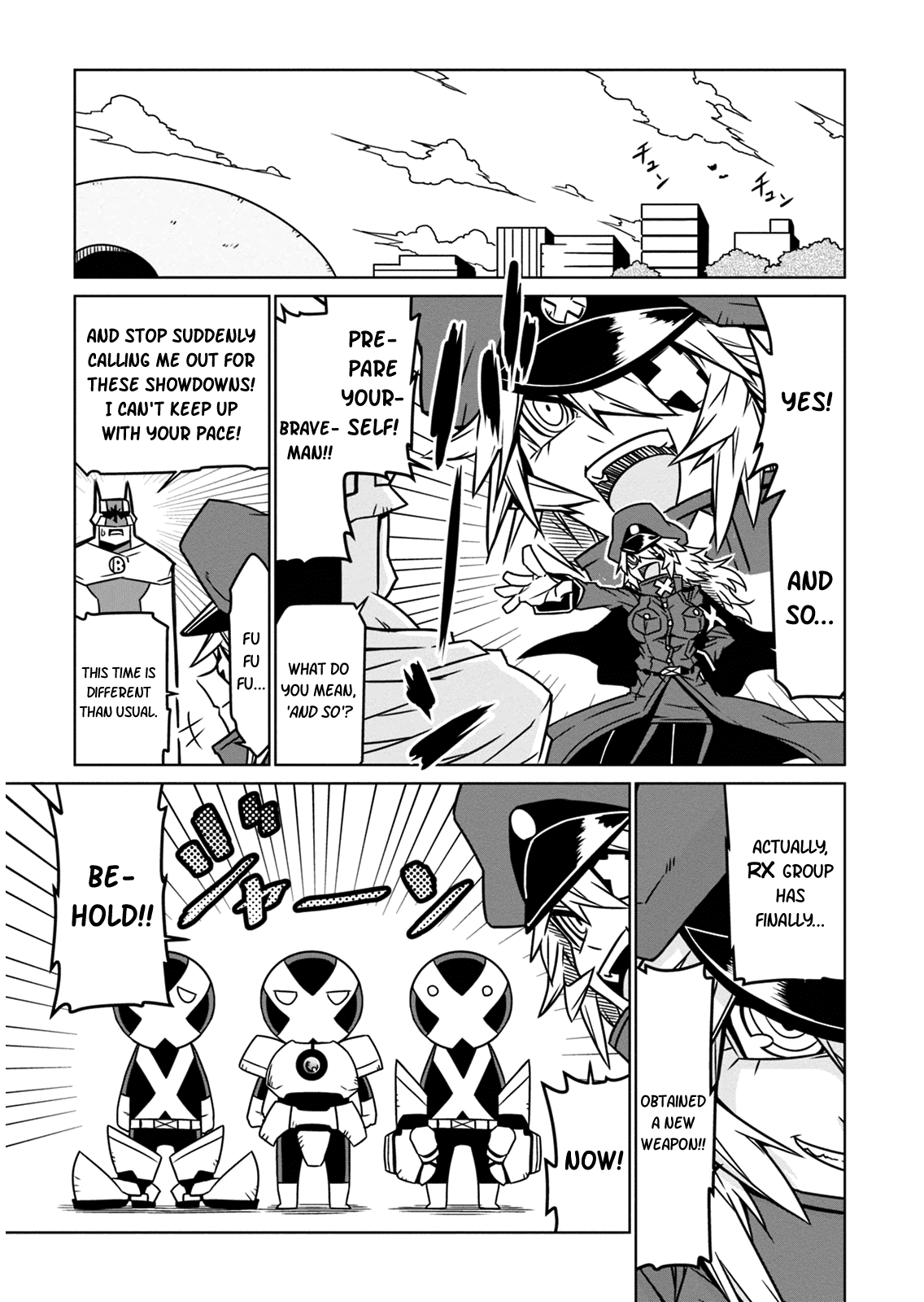 Zannen Jokanbu Black General-san Chapter 10 page 3 - Chapter 10: RX Group's New Weapon of Terror!