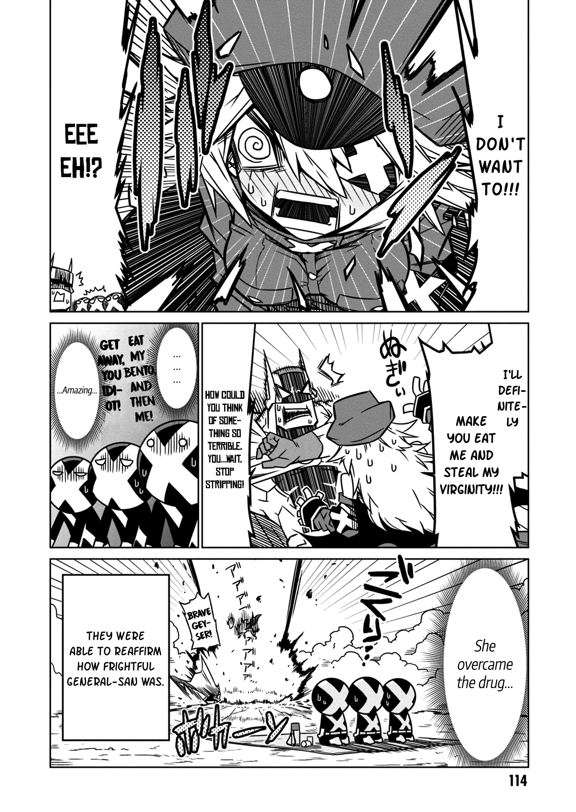 Zannen Jokanbu Black General-san Chapter 12 page 8 - Chapter 12: Operation Chemical Lunch